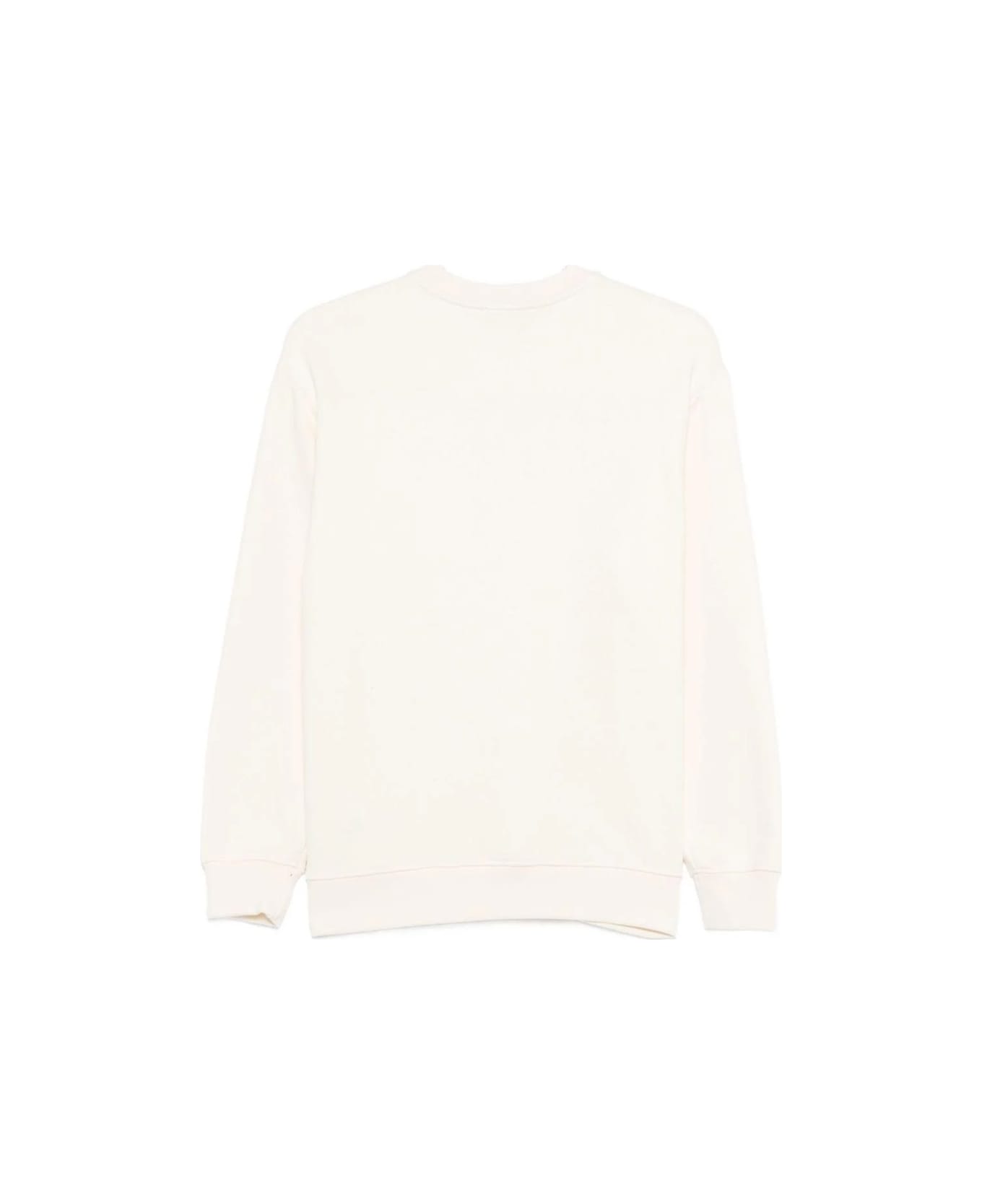 MSGM Sweatshirt With Logo - BEIGE