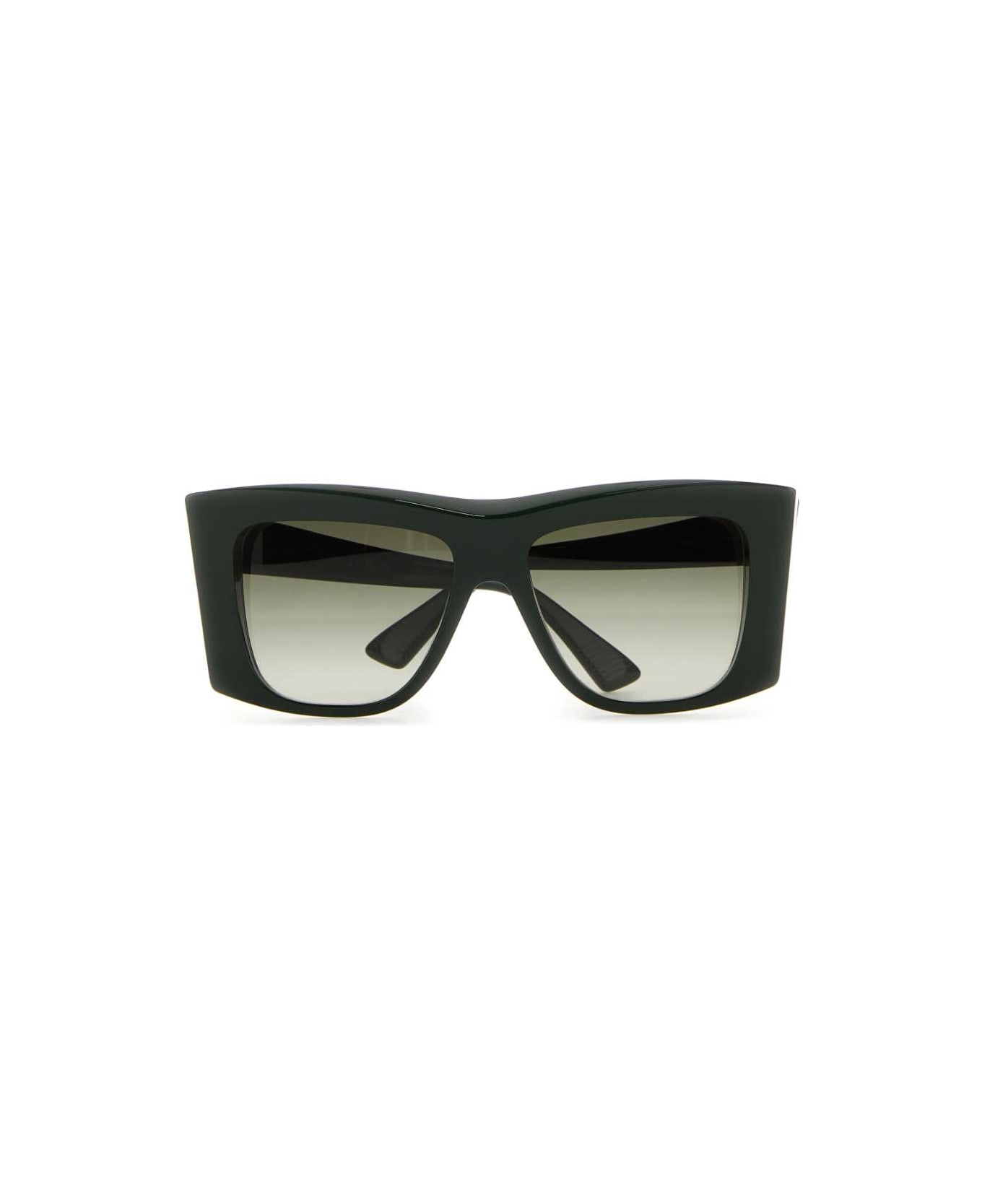 Bottega Veneta Black Acetate Sunglasses - GREENGREEN サングラス
