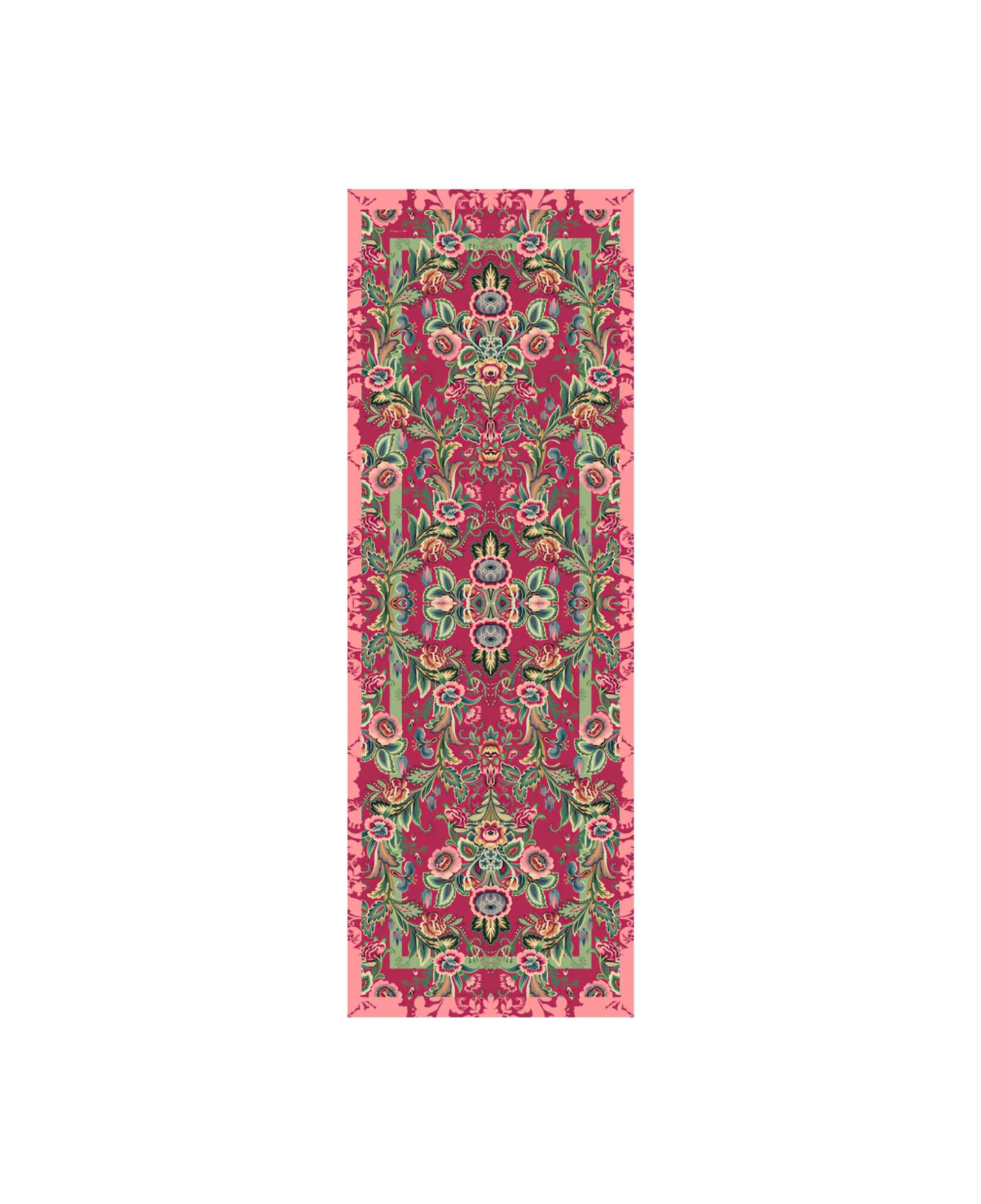Etro Floral Scarf - Red
