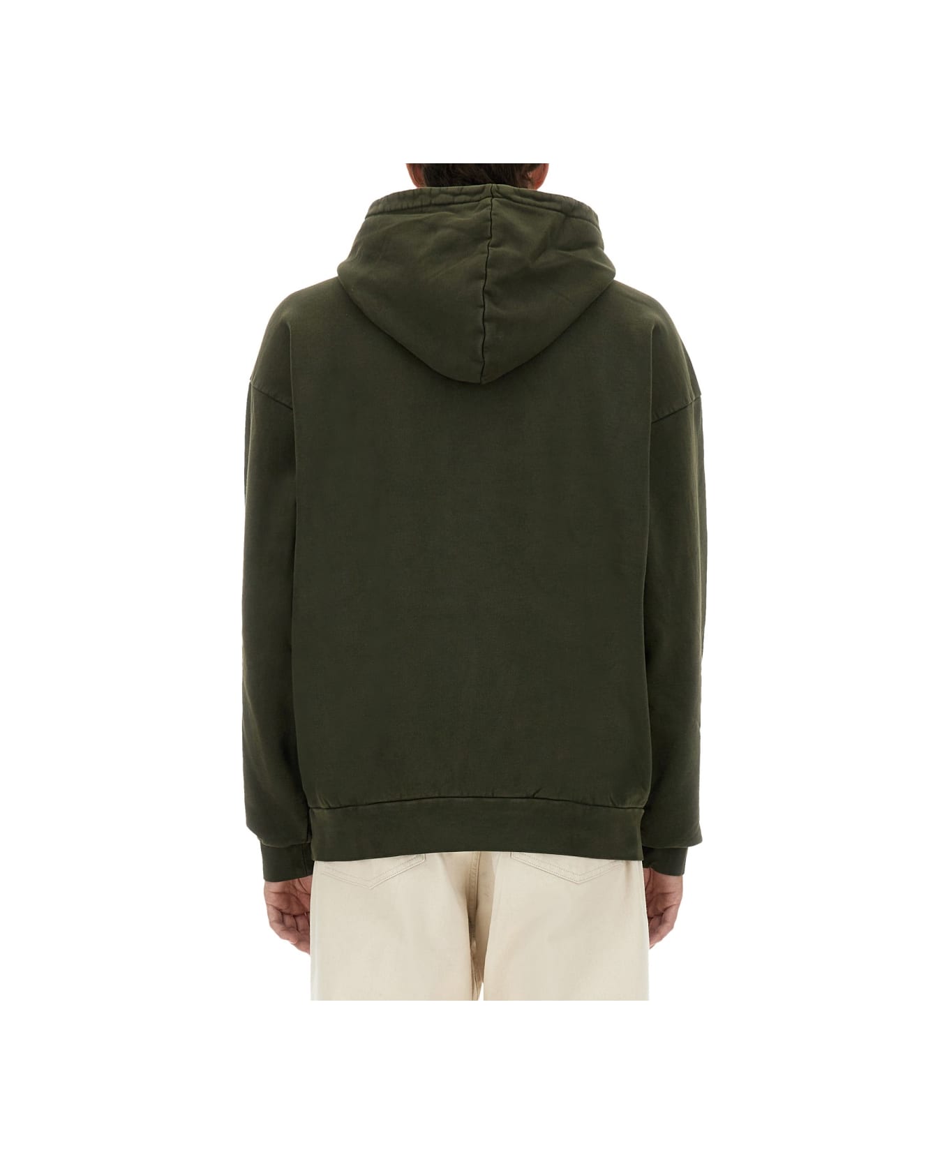 Obey Sweatshirt With Logo - BLACK