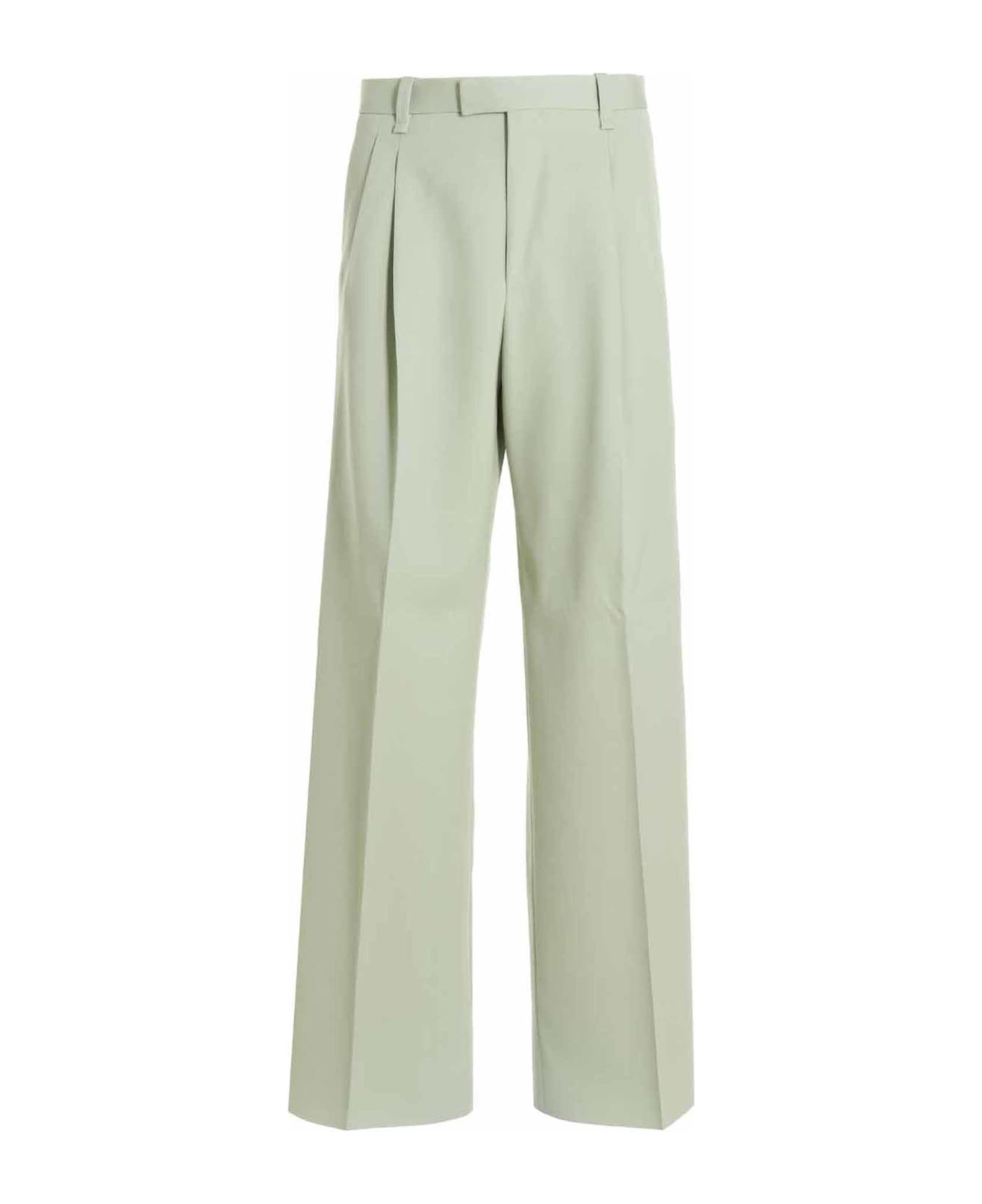 Lanvin Pin Tuck Pants - Green