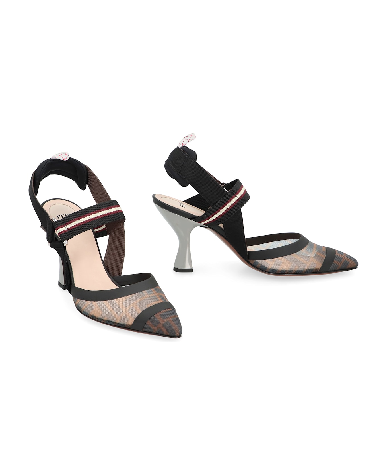 Fendi Slingback Pointed Colibri - brown