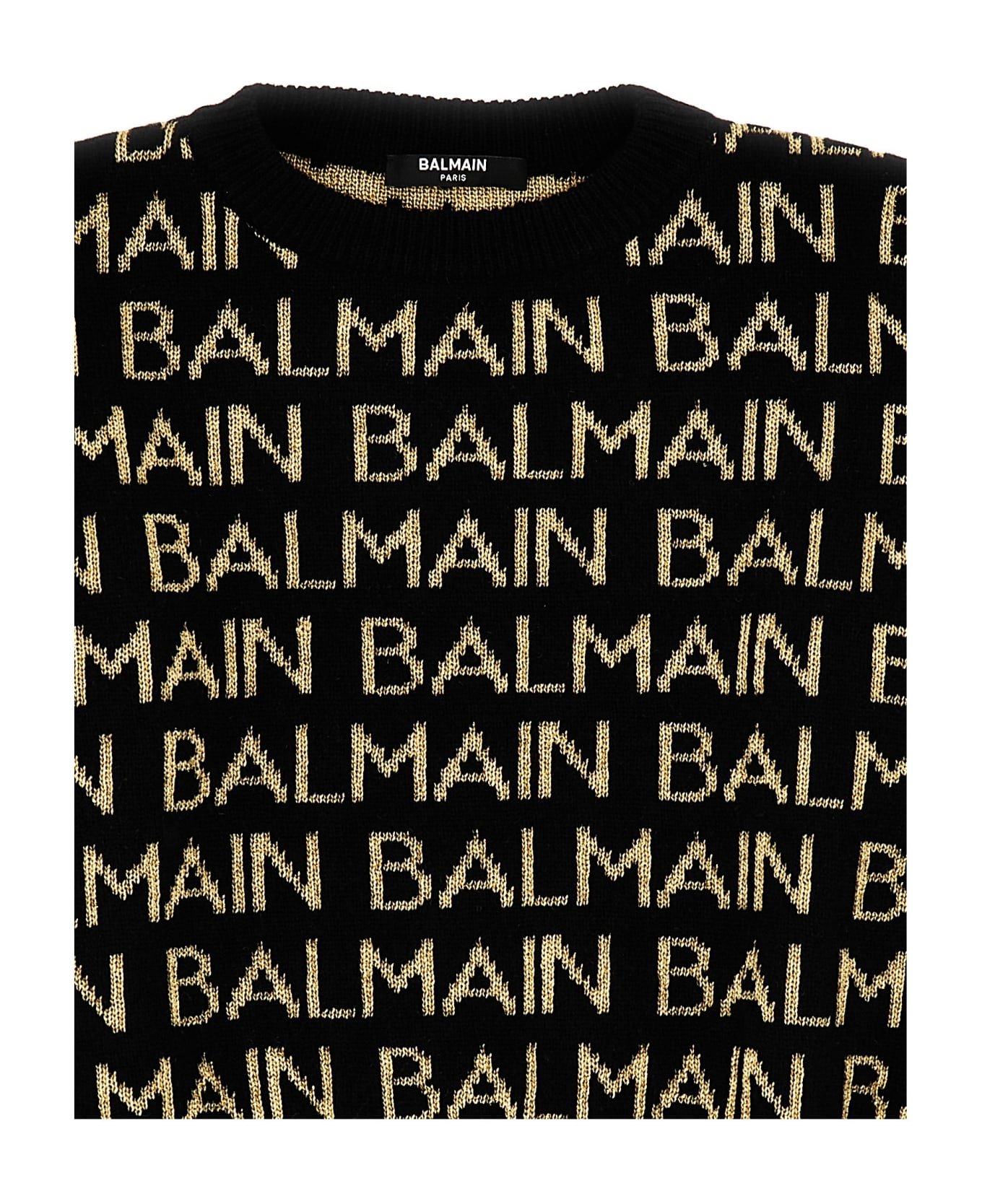 Balmain Logo Sweater - Black  