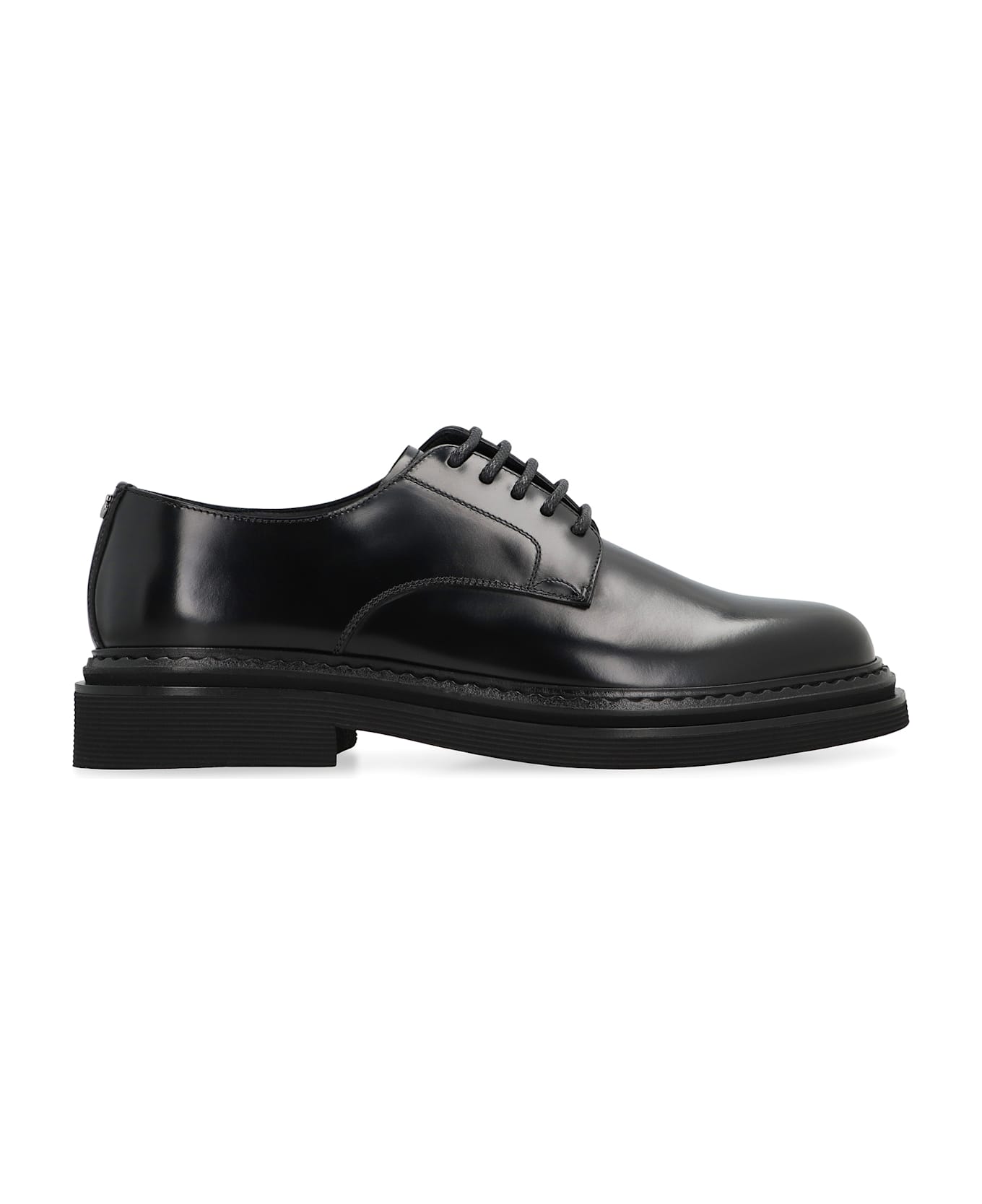Dolce 
Gabbana Leather Lace-up Derby Shoes - black