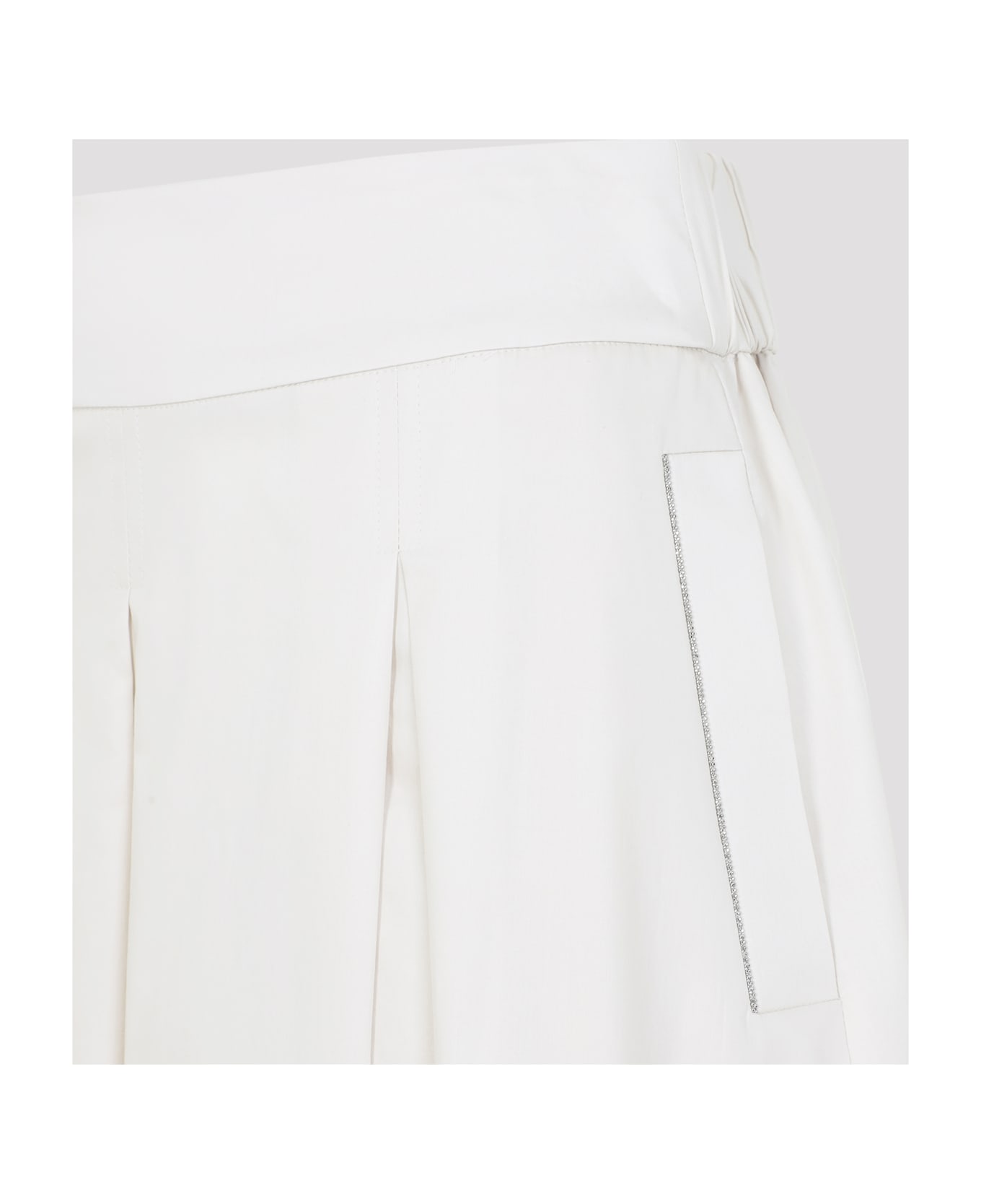 Peserico Cotton Midi Skirt - Beige Betulla