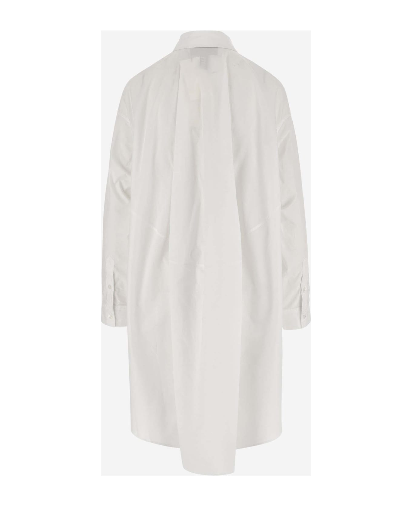 AZ Factory Cotton Chemisier - White ワンピース＆ドレス
