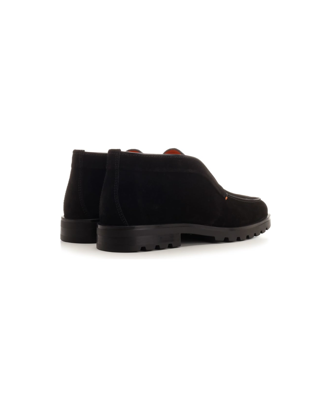 Santoni Desert Boot - Black