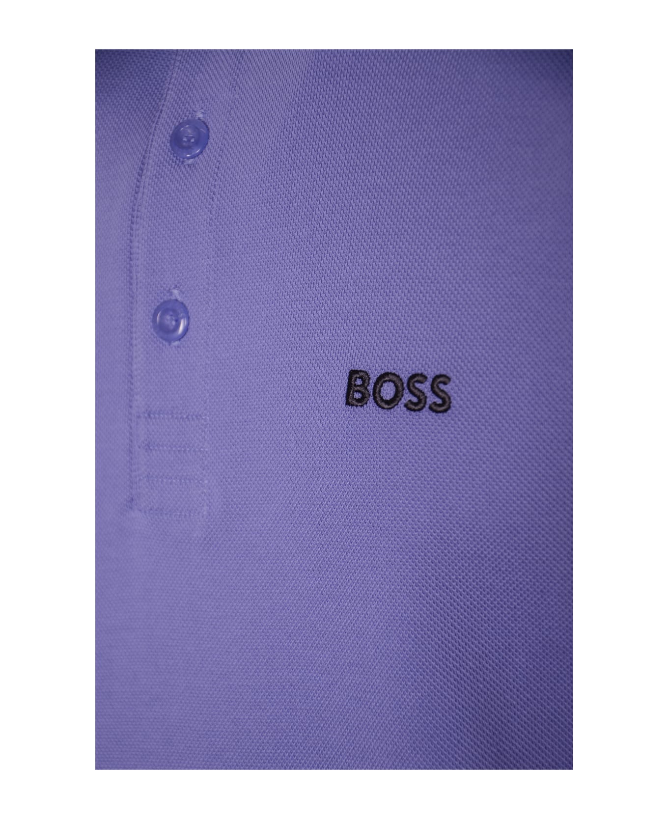 Hugo Boss Logo Polo Shirt - LIGHT PASTEL PURPLE
