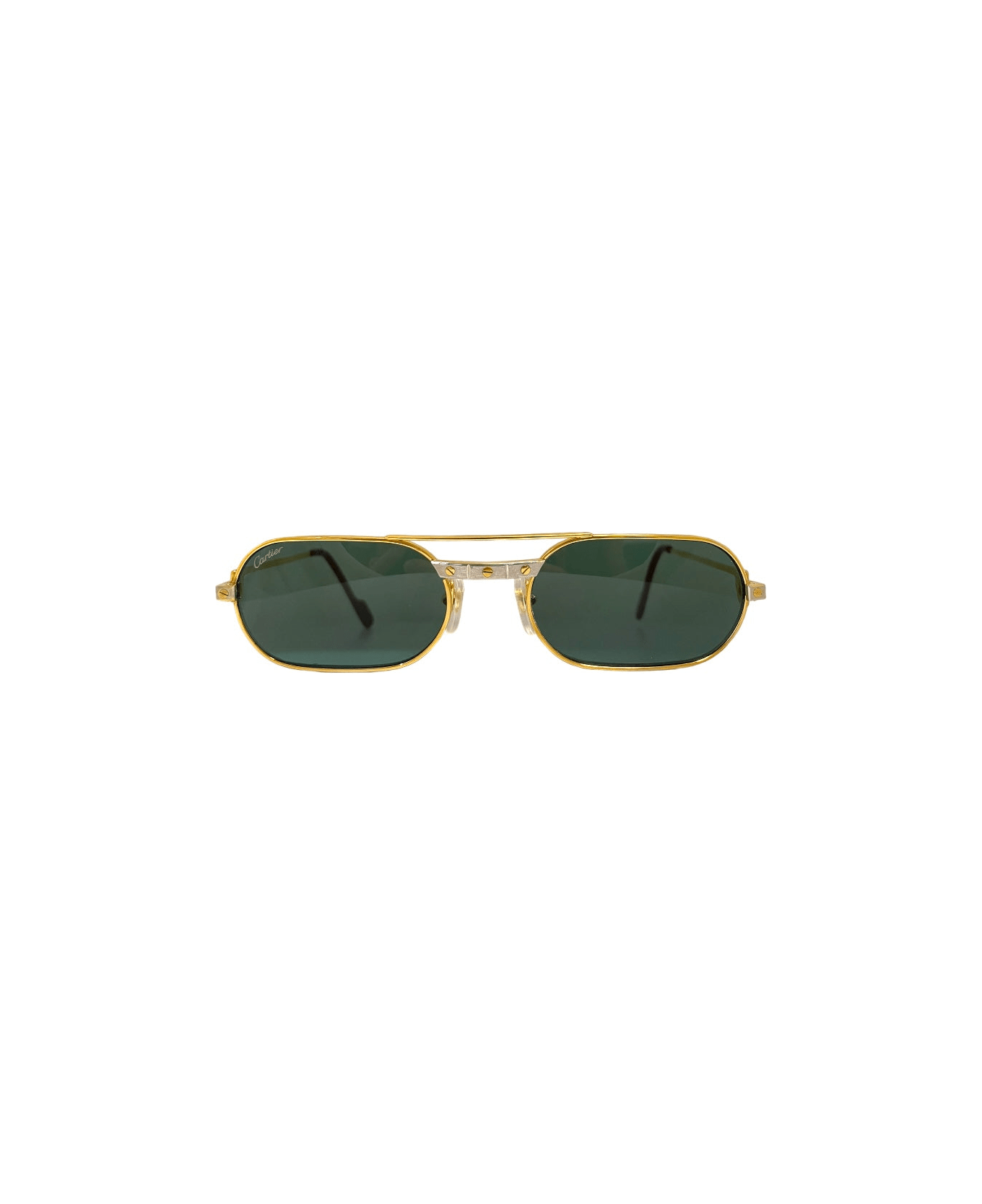 Cartier Eyewear 126093 - Gold & Silver Sunglasses