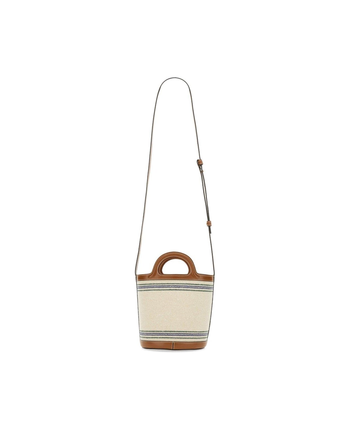 Marni Tropicalia Small Bucket Bag - BEIGE
