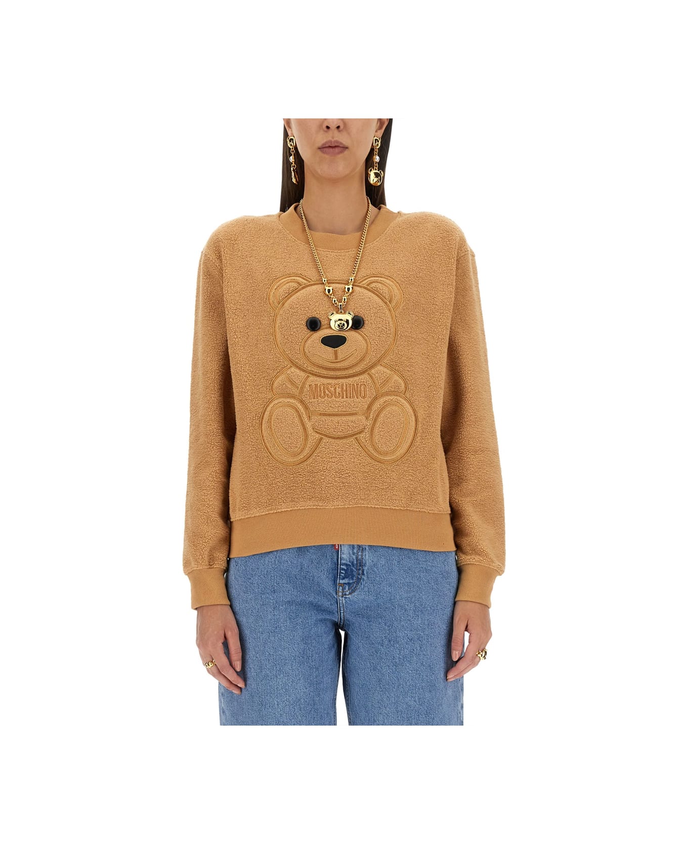 Moschino Teddy Bear Sweatshirt - BEIGE