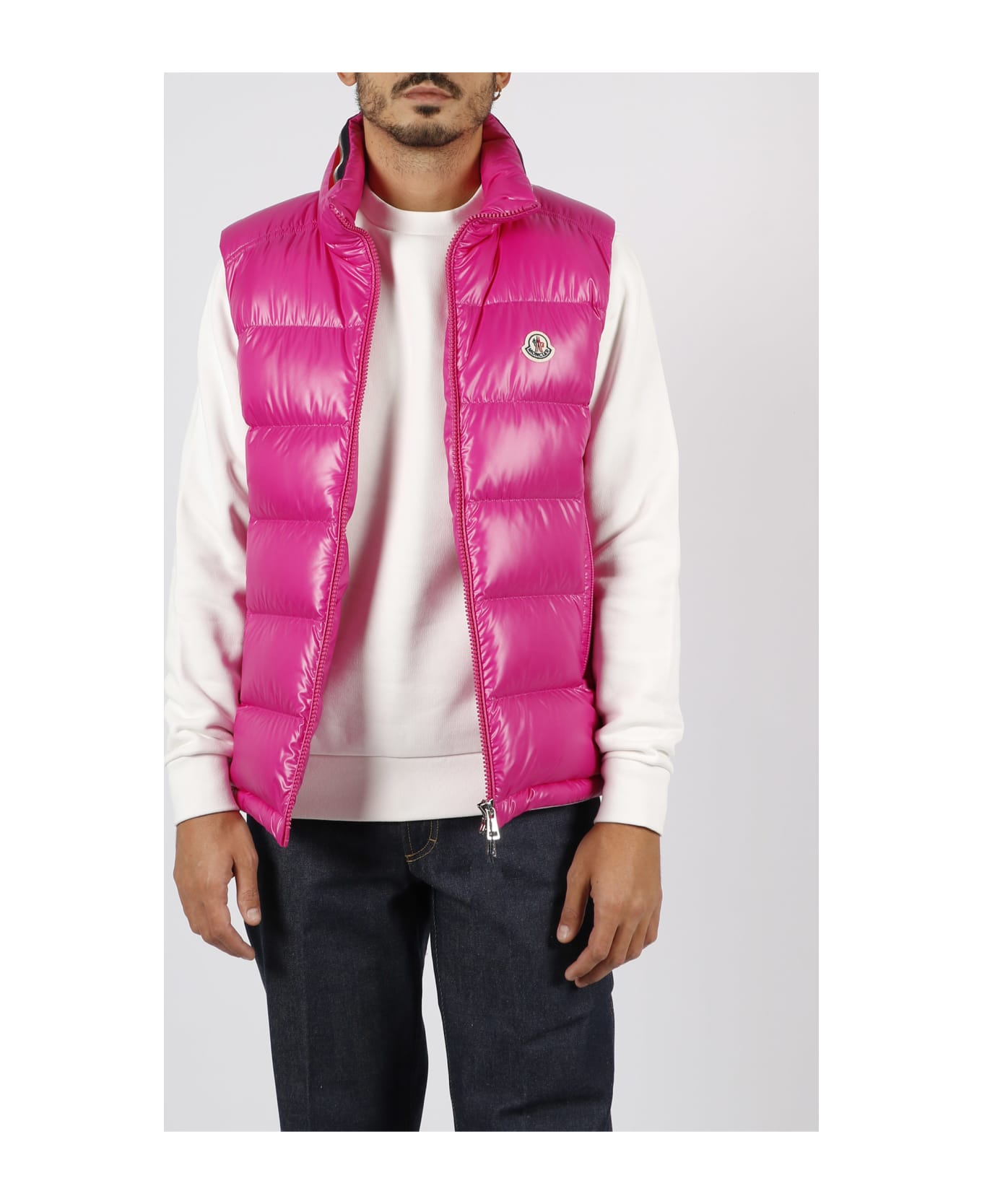 Moncler 'ouse' Vest - Pink & Purple ベスト