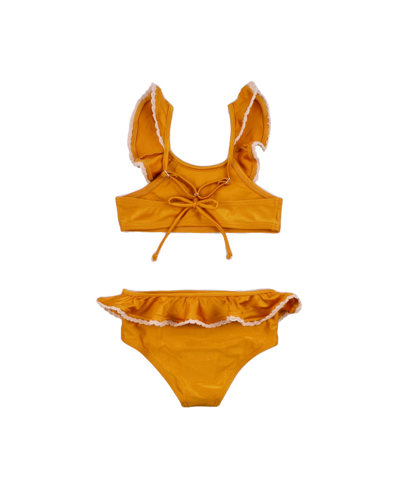 Zimmermann Bikini With Ruffles - Yellow 水着