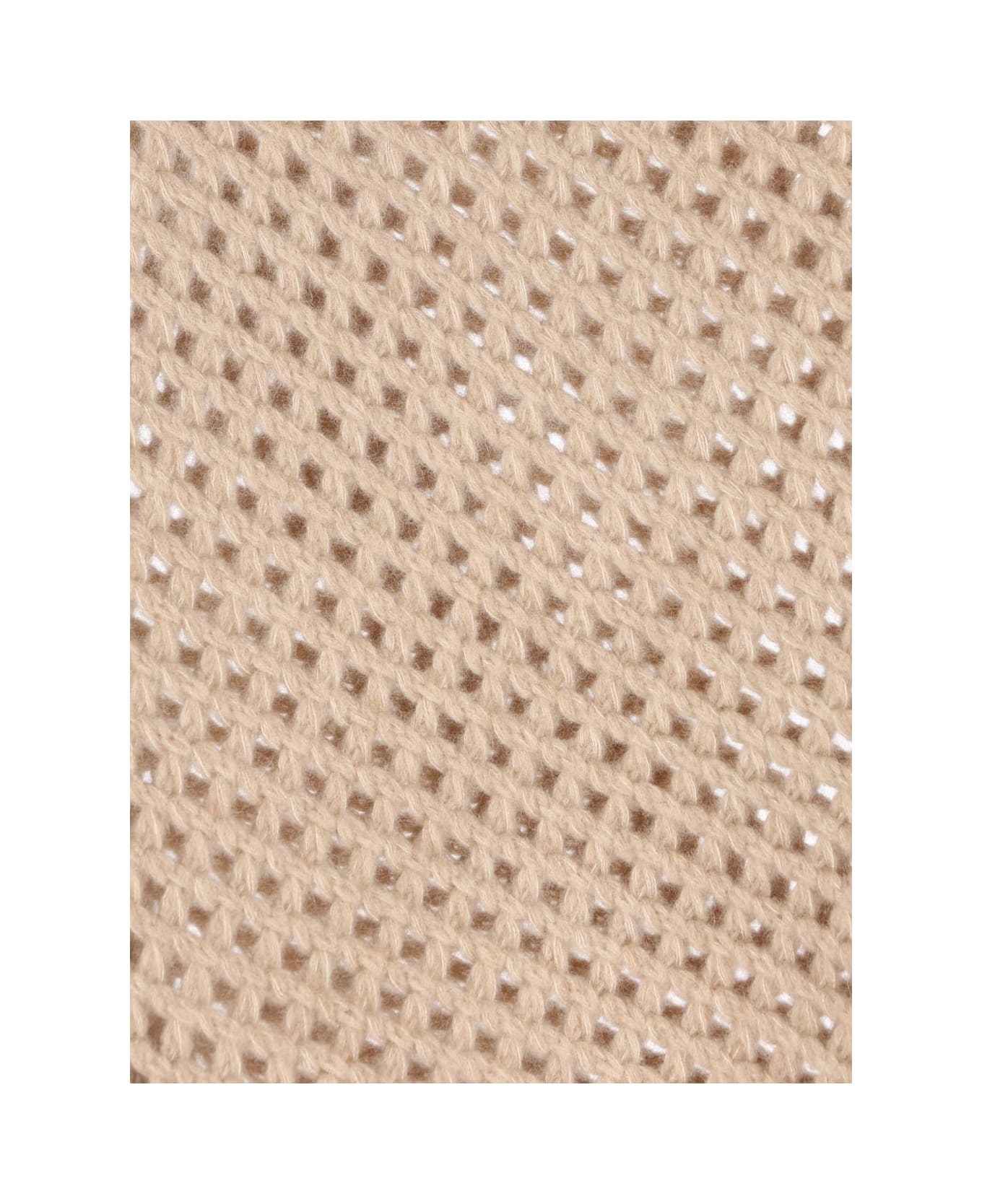 Max Mara Lattice-design Sweater - Beige