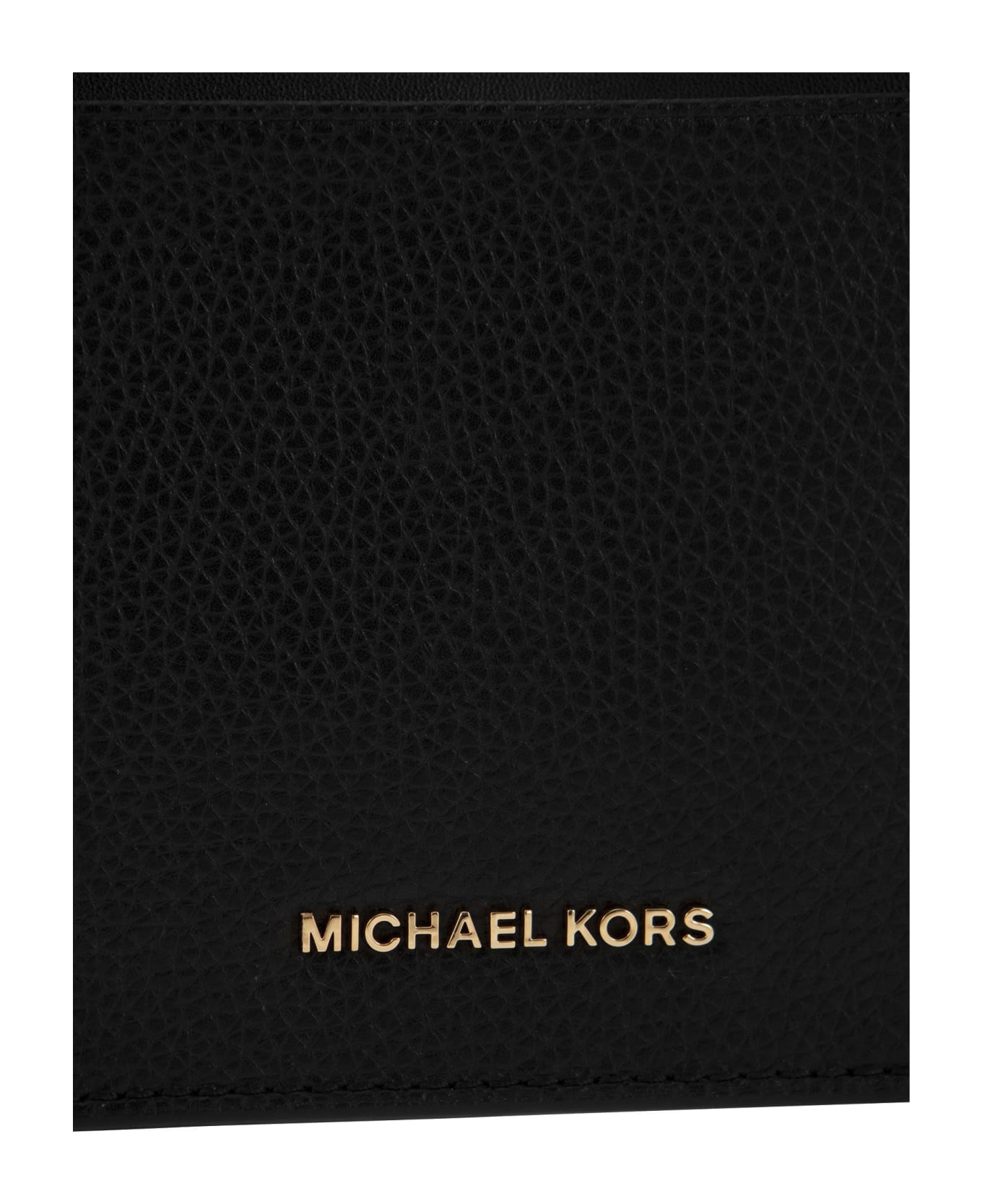 Michael Kors Empire - Leather Shoulder Bag - Black ショルダーバッグ