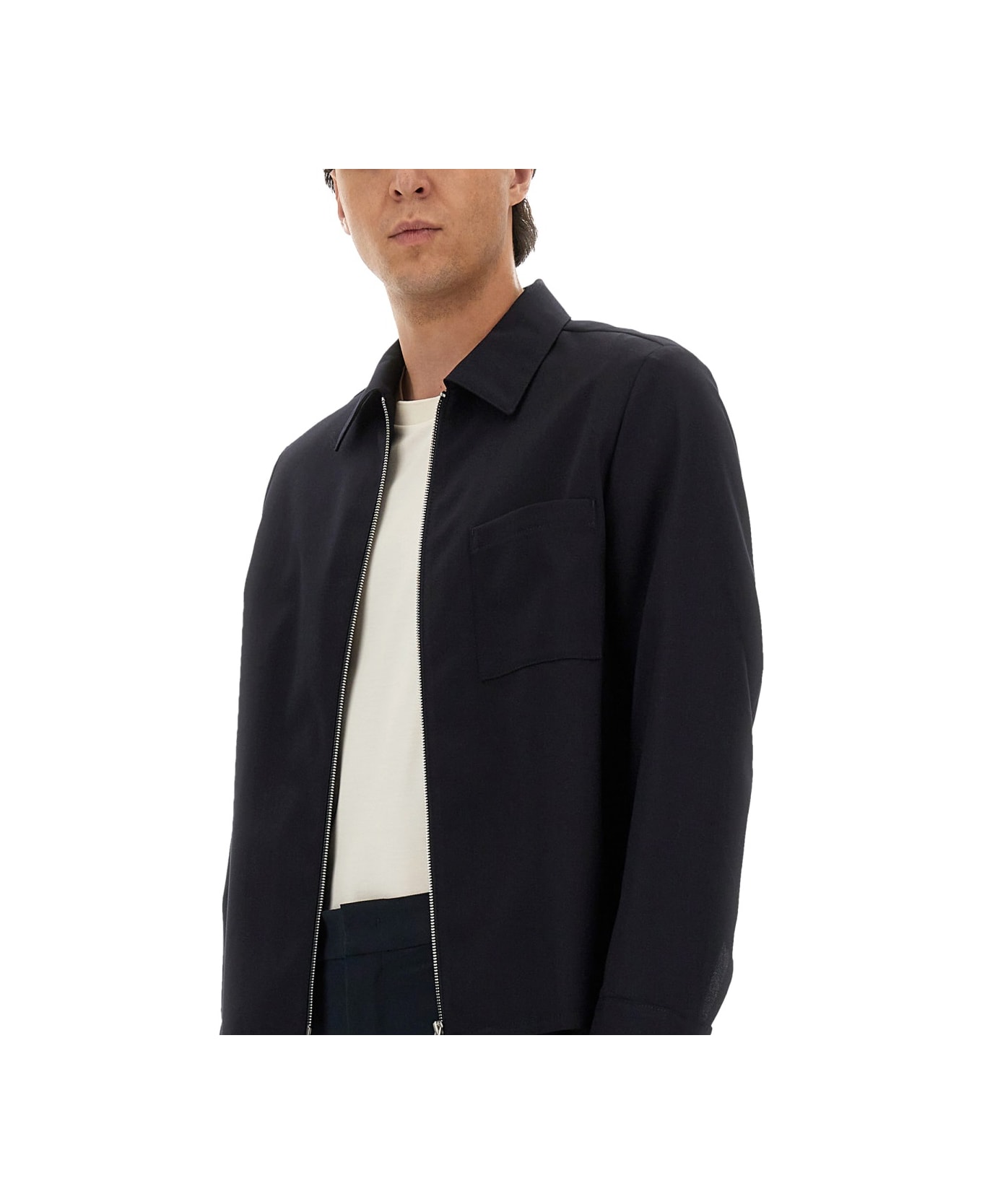 Hugo Boss Relaxed Fit Over Shirt - BLUE