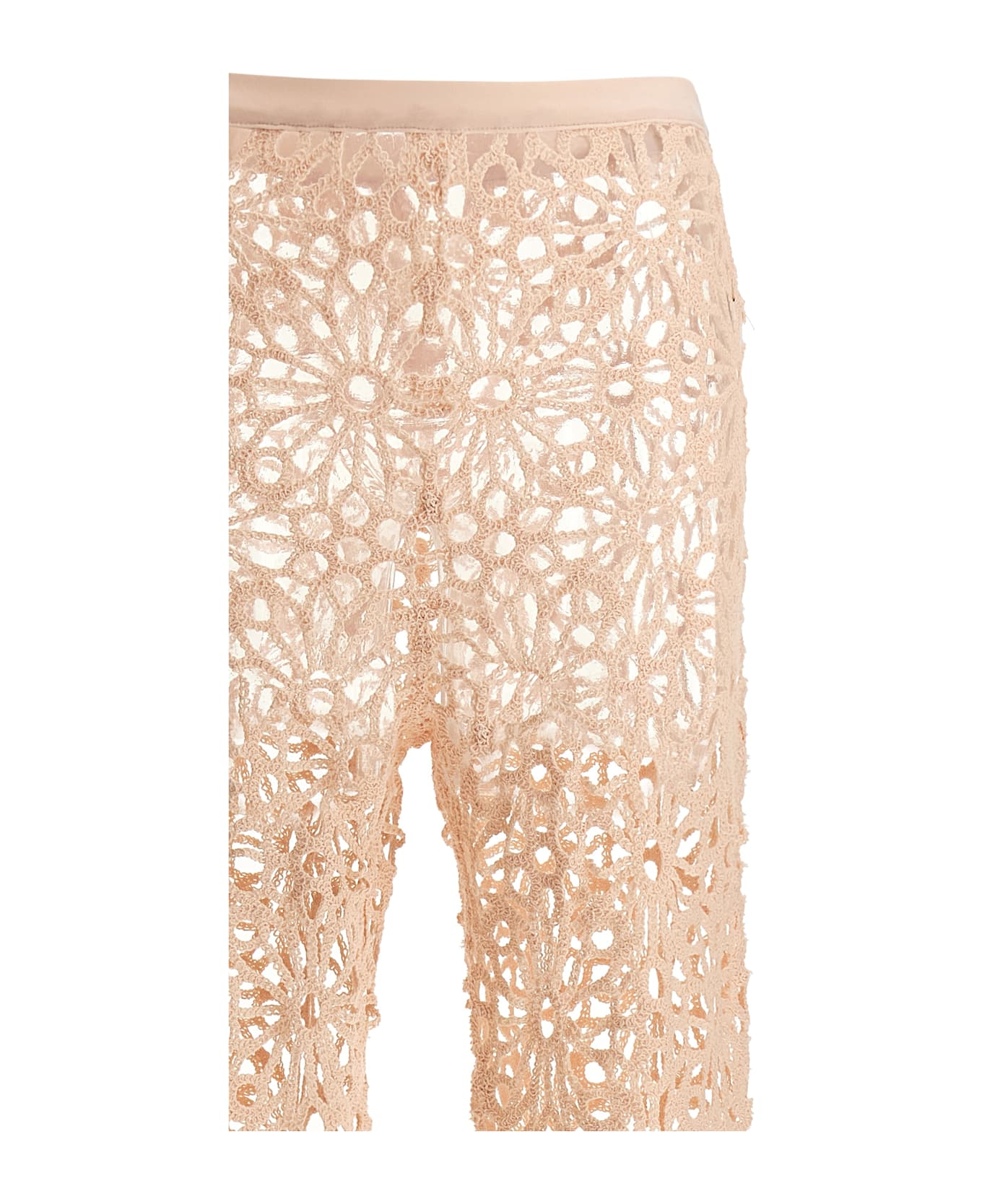 Norma Kamali 
crochet
 Pants - Pink