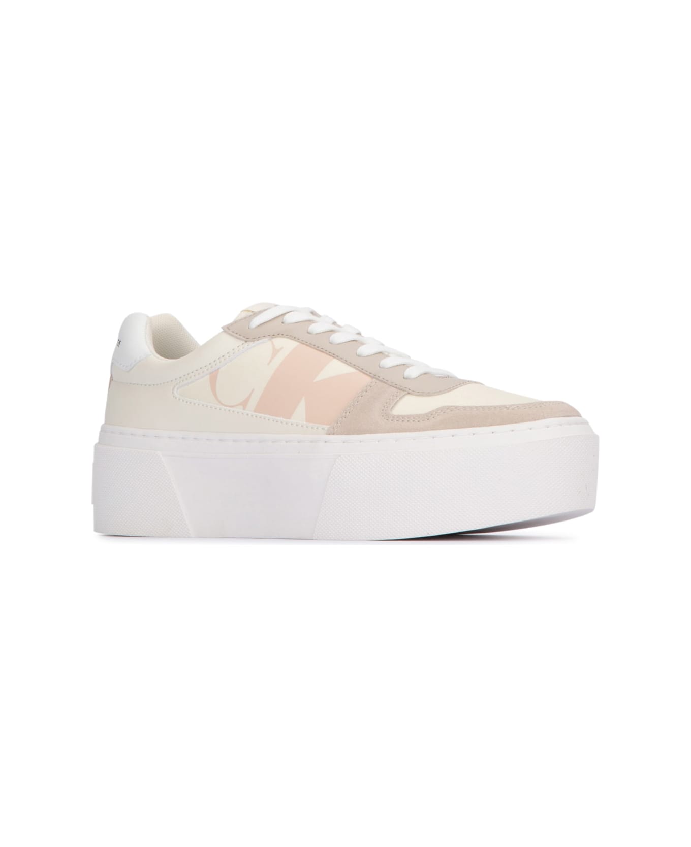 Calvin Klein Sneakers - CREAMYWHITEEGGSHELLBRIGHTWHITE