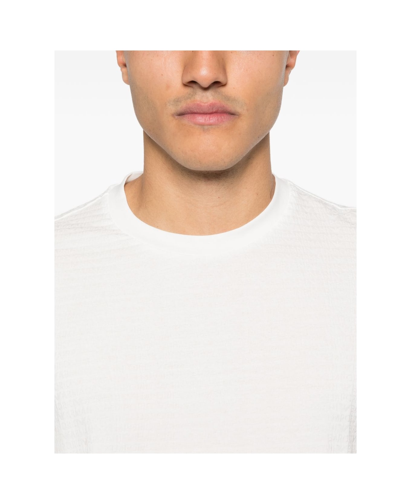 Emporio Armani Logo Cotton T-shirt - White