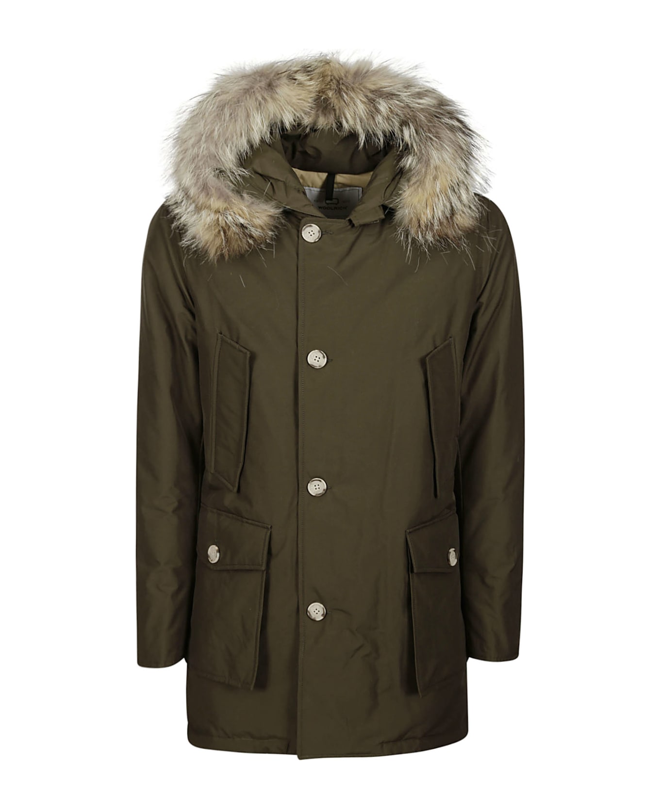 Woolrich Arctic Detachable Fur Parka - Dag Dark Green コート