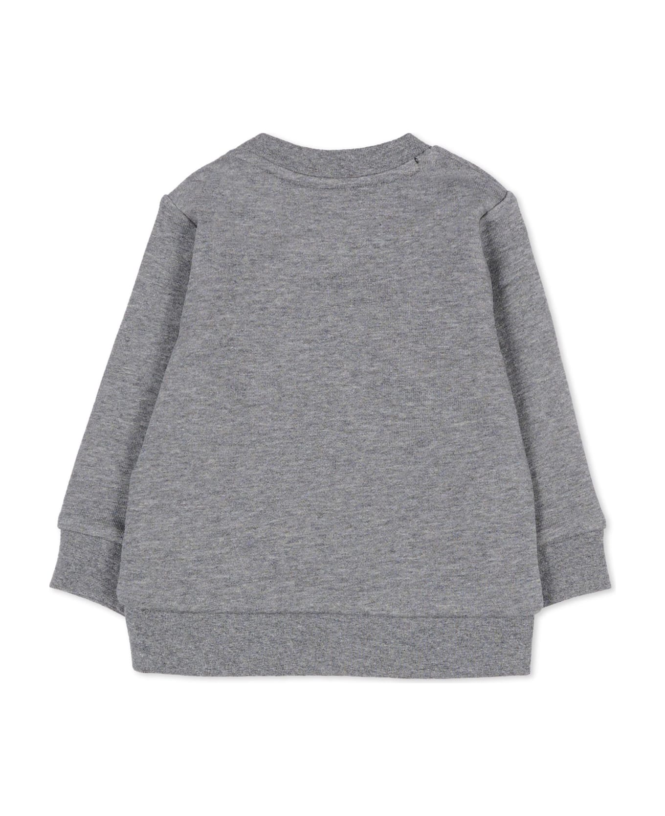 Hugo Boss Grey Sweatshirt For Baby Boy With Logo - Grey