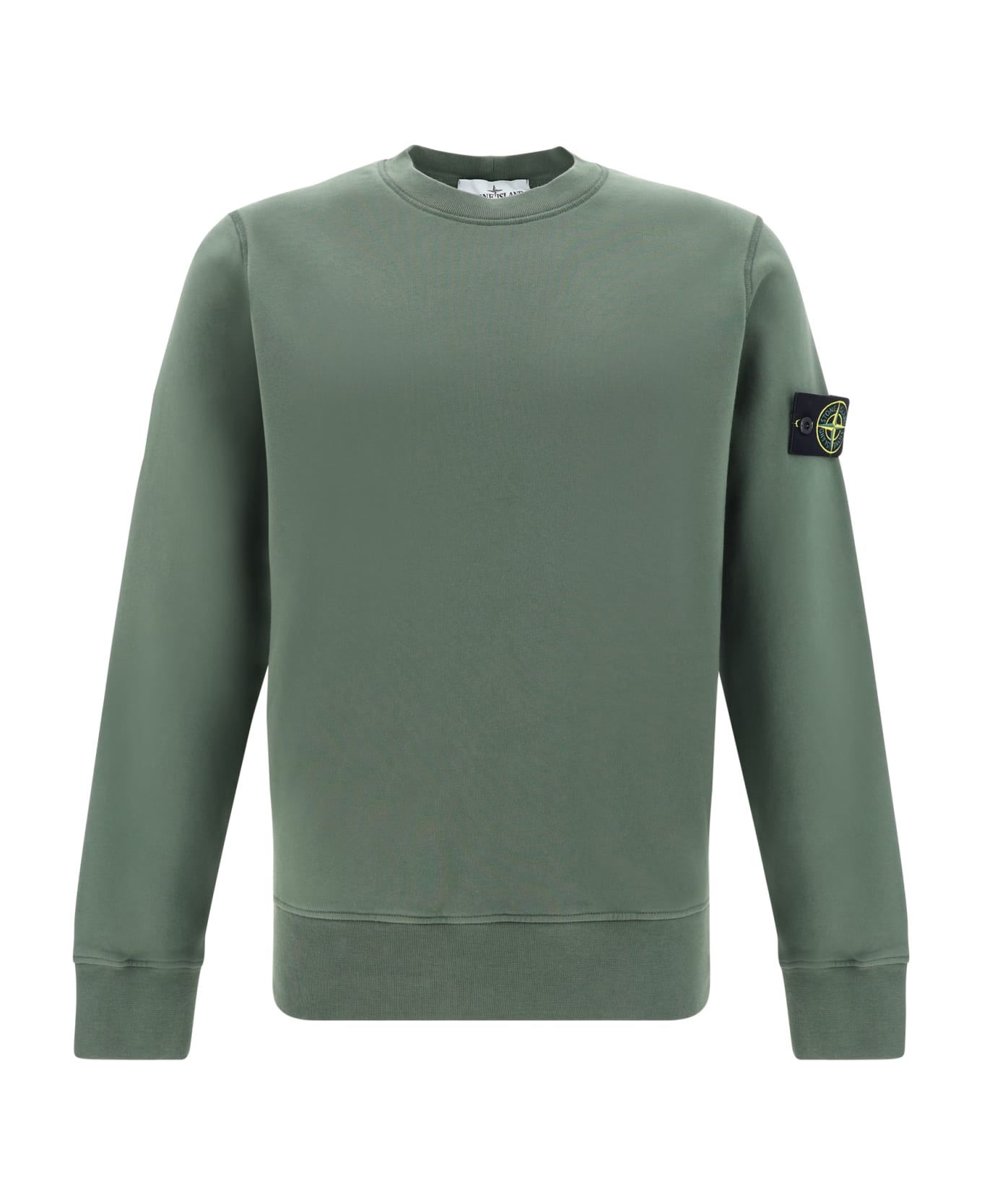 Stone Island Cotton Crew-neck Sweatshirt - Green