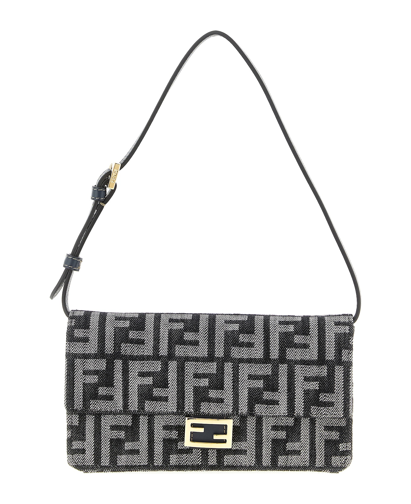 Fendi 
baguette
 Chain Wallet - Black  