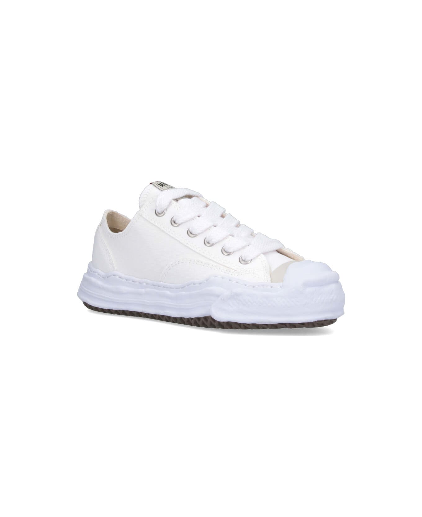 Mihara Yasuhiro 'og Hank' Low-top Sneakers - WHITE