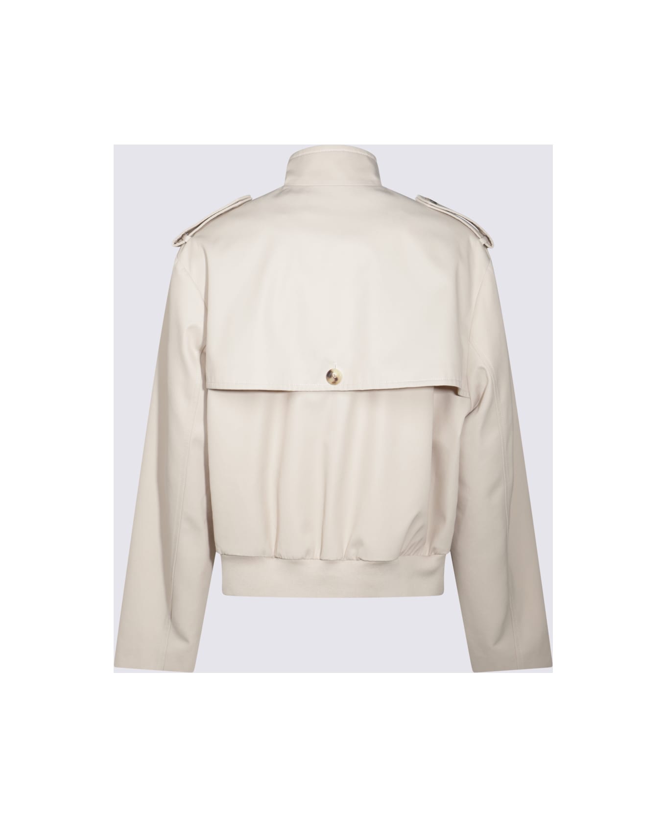 Moschino Beige Casual Jacket - Beige