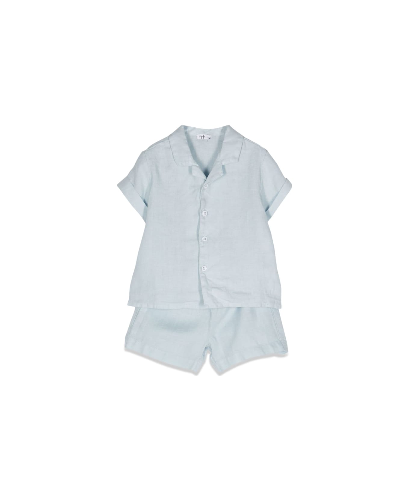 Il Gufo Light Blue Two-piece Suit - AZURE ボディスーツ＆セットアップ