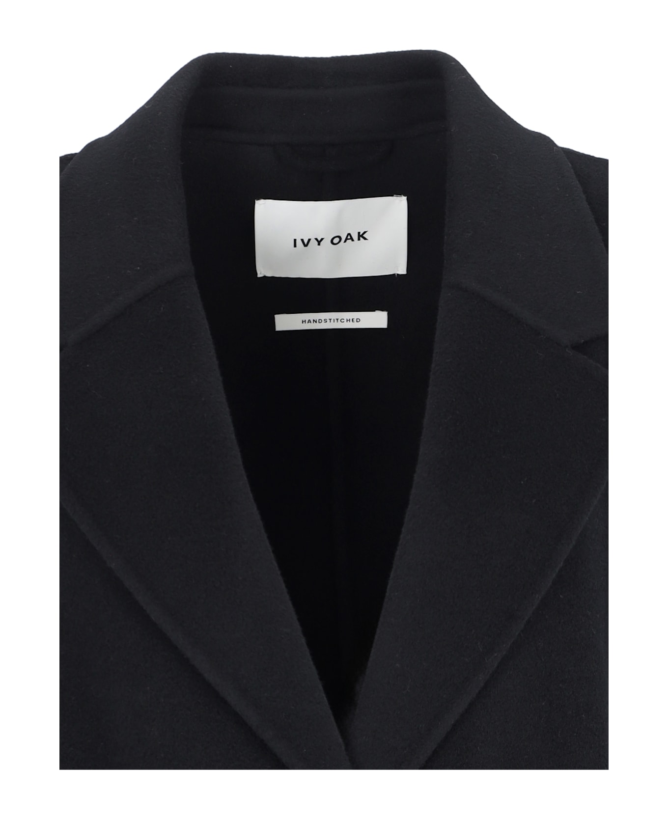 Ivy Oak 'clarissa' Sheath Coat - Black