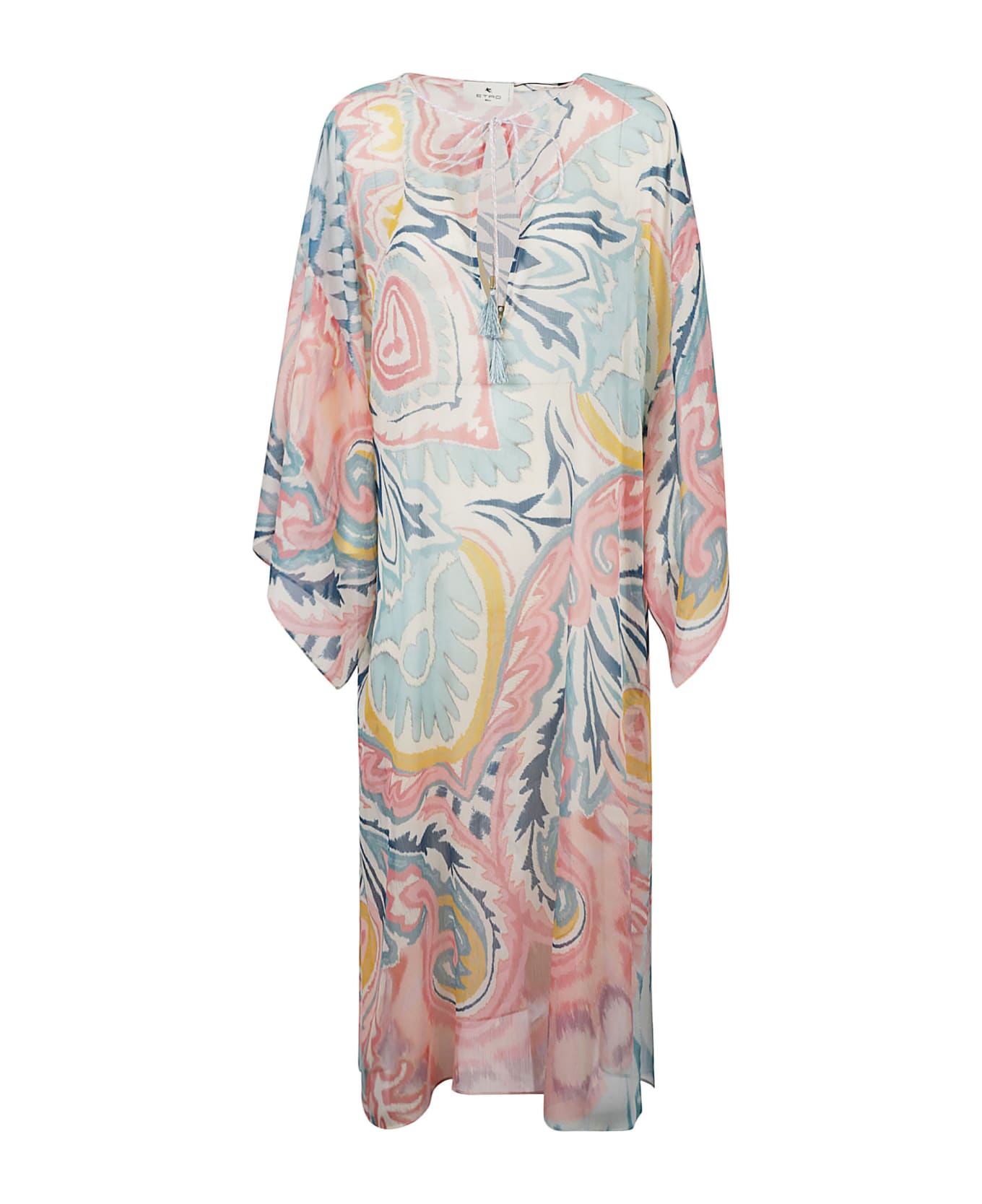 Etro Printed Long Dress - Azure