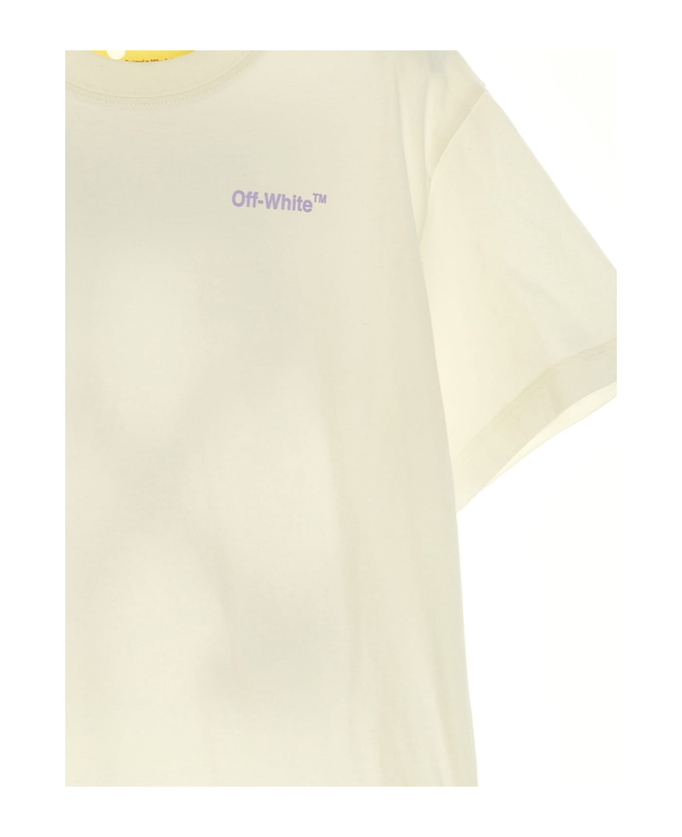 Off-White T-shirt 'rubber Arrow' - White