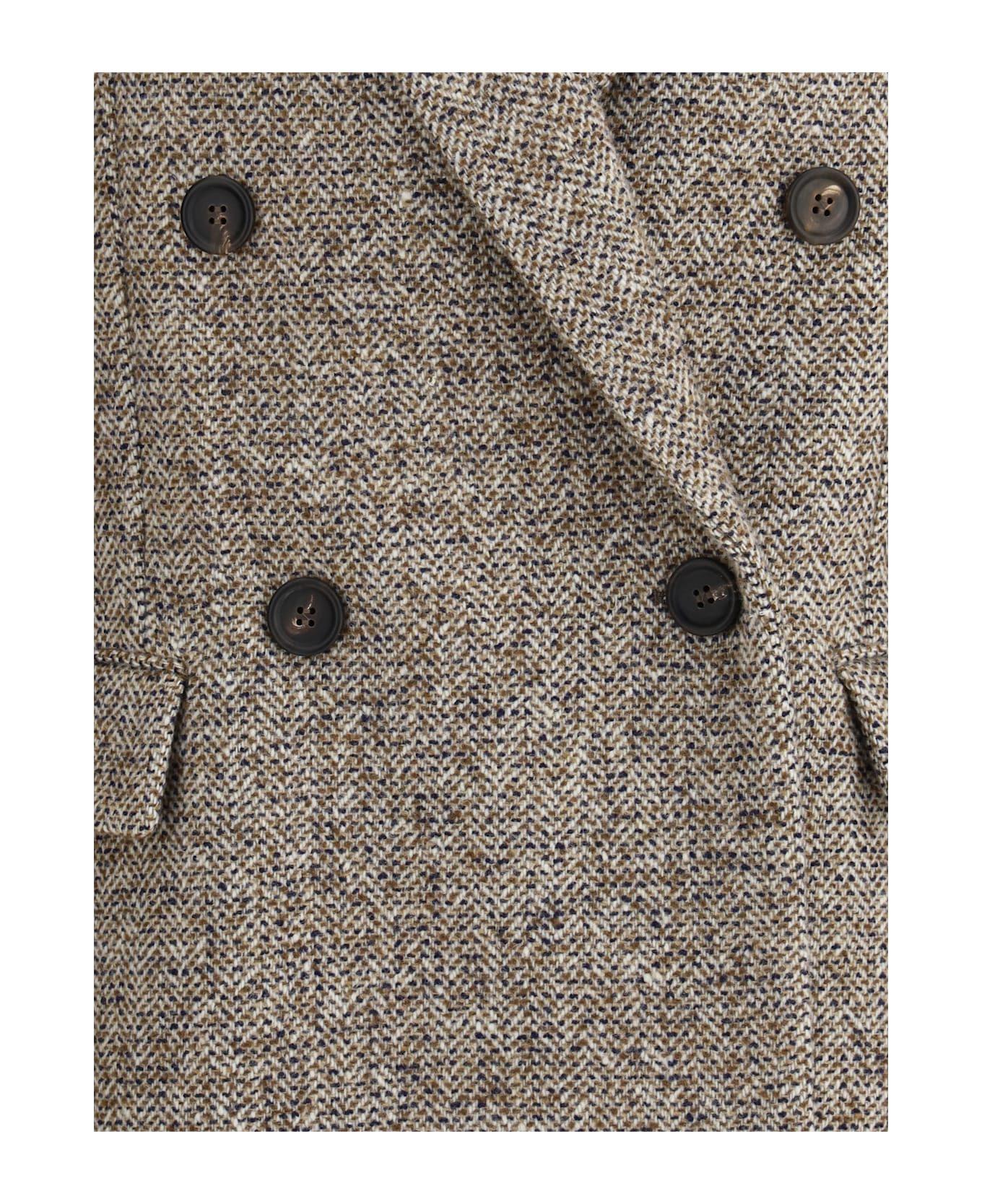 Brunello Cucinelli Virgin Wool And Silk Mélange Jacket