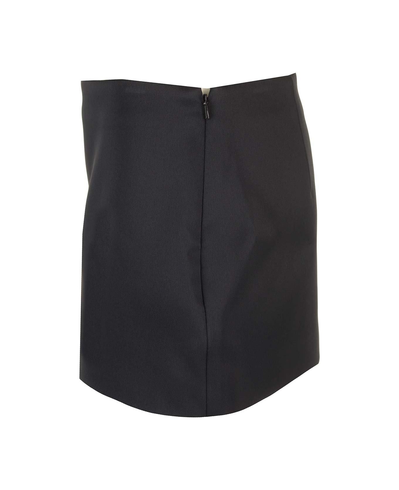 Khaite Jett Mini Skirt - Black