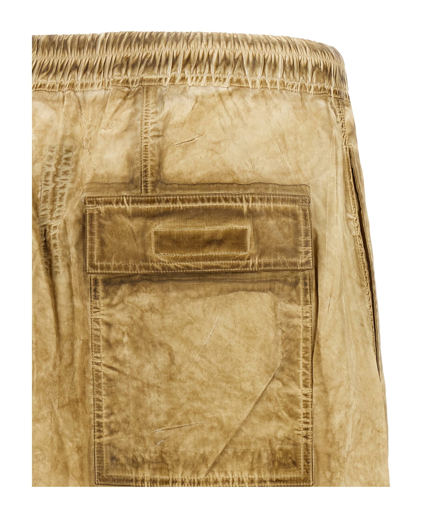 DRKSHDW 
drawstring Pods
 Bermuda Shorts - Beige