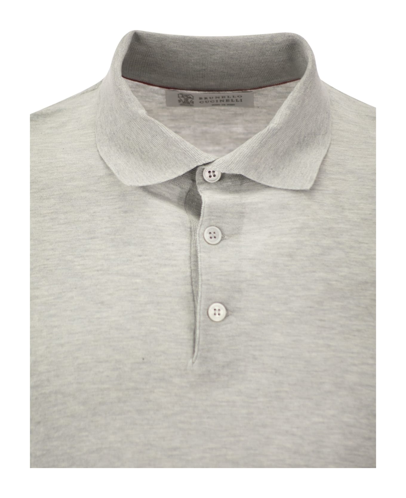 Brunello Cucinelli Polo Shirt - Light Grey ポロシャツ