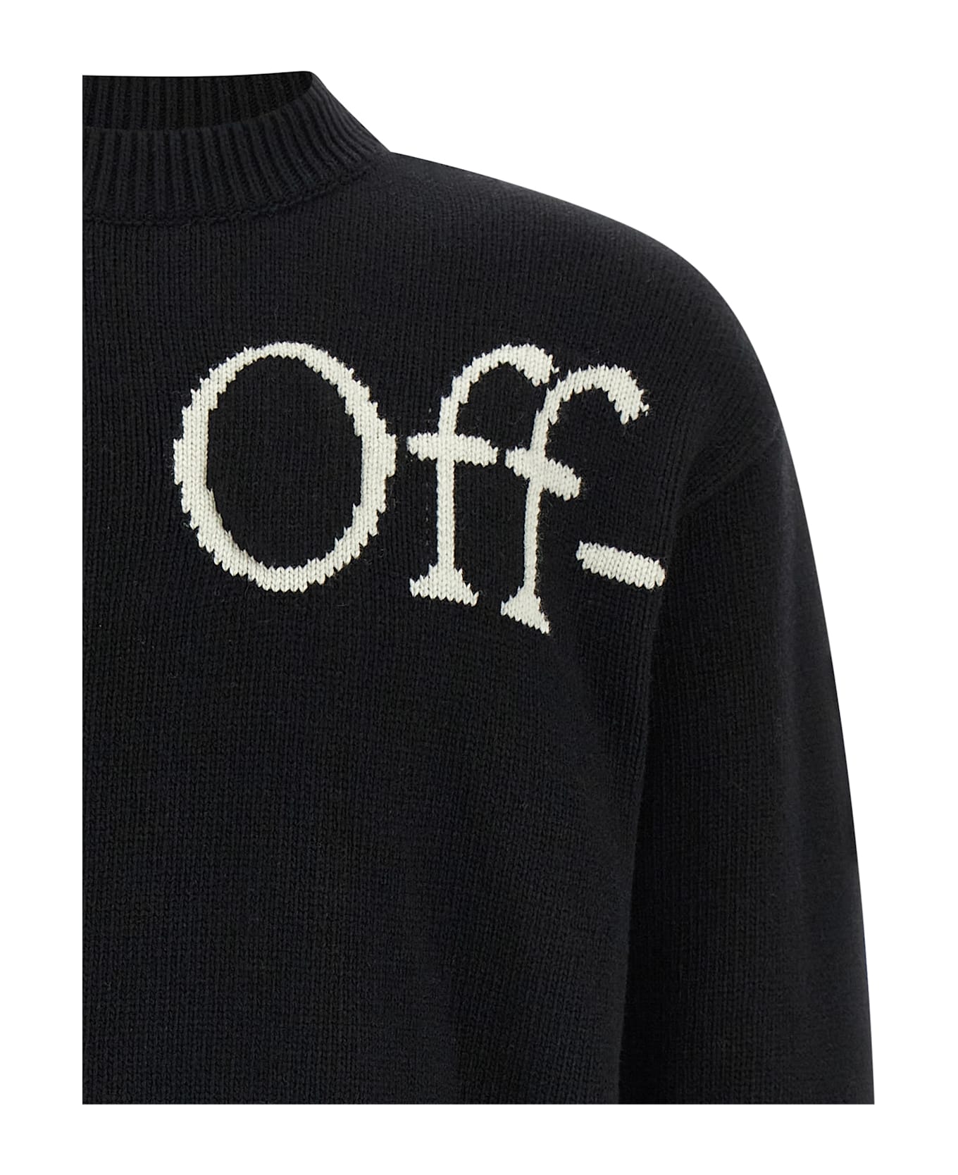 Off-White 
bookish Shared Knit
 Sweater - White/Black