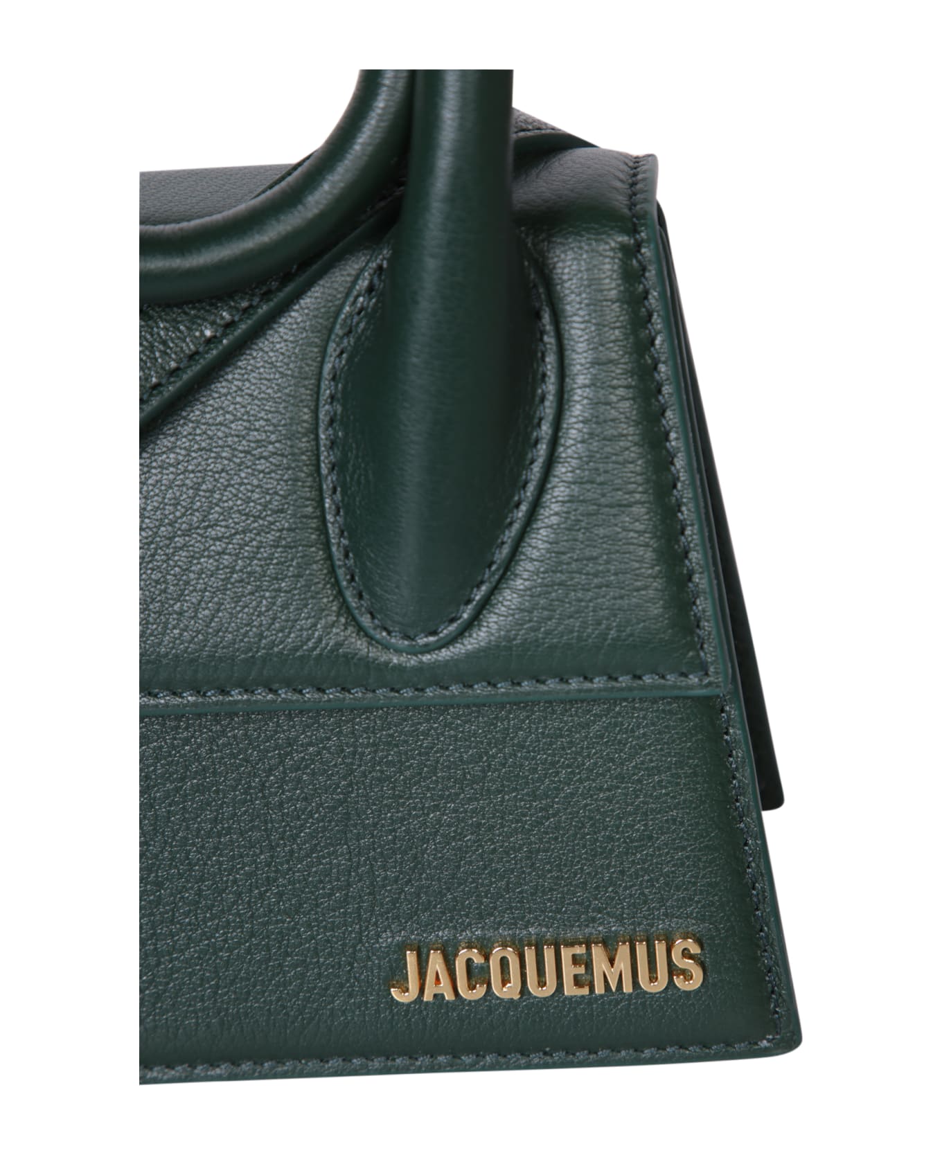 Jacquemus Le Chiquito Noeud Leather Shoulder Bag - Green