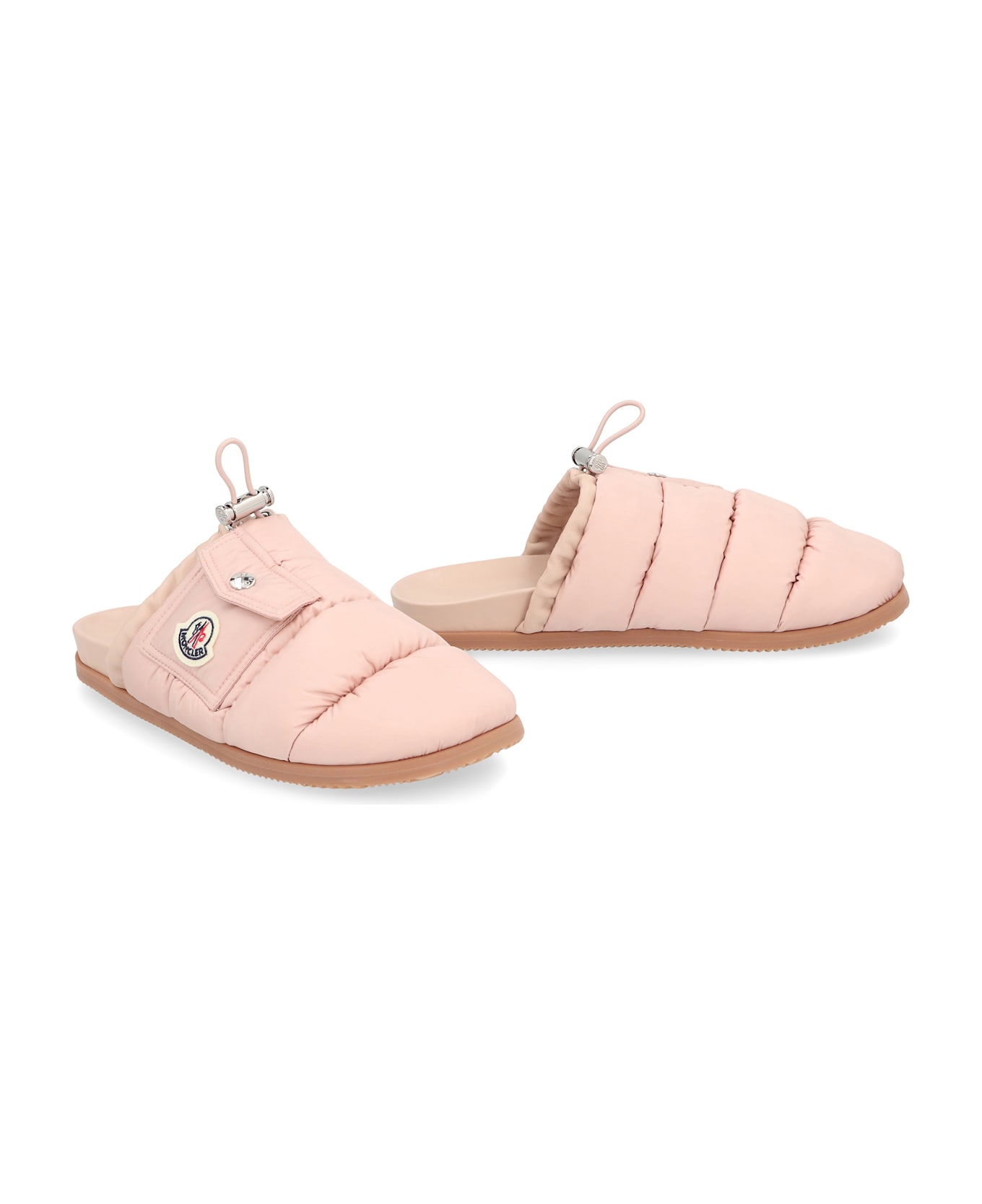 Moncler Mon Pocket Mules - Pink