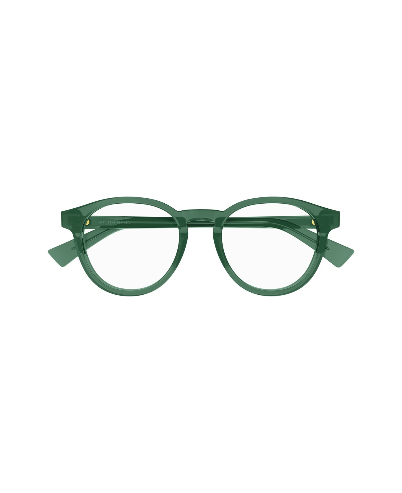 Bottega Veneta Eyewear Bottega Veneta Bv1225o Linea New Classic 006 Green Trasparent Glasses - Verde アイウェア