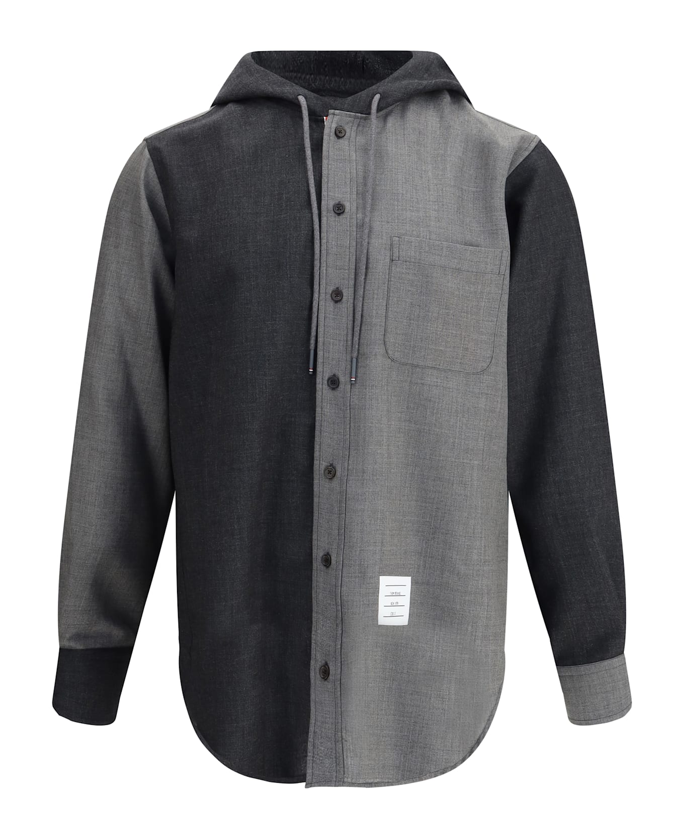 Thom Browne Hooded Shirt Jacket