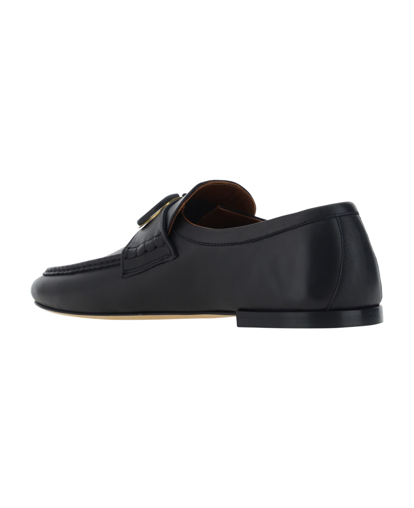 Valentino Garavani - Leather Loafers - Black
