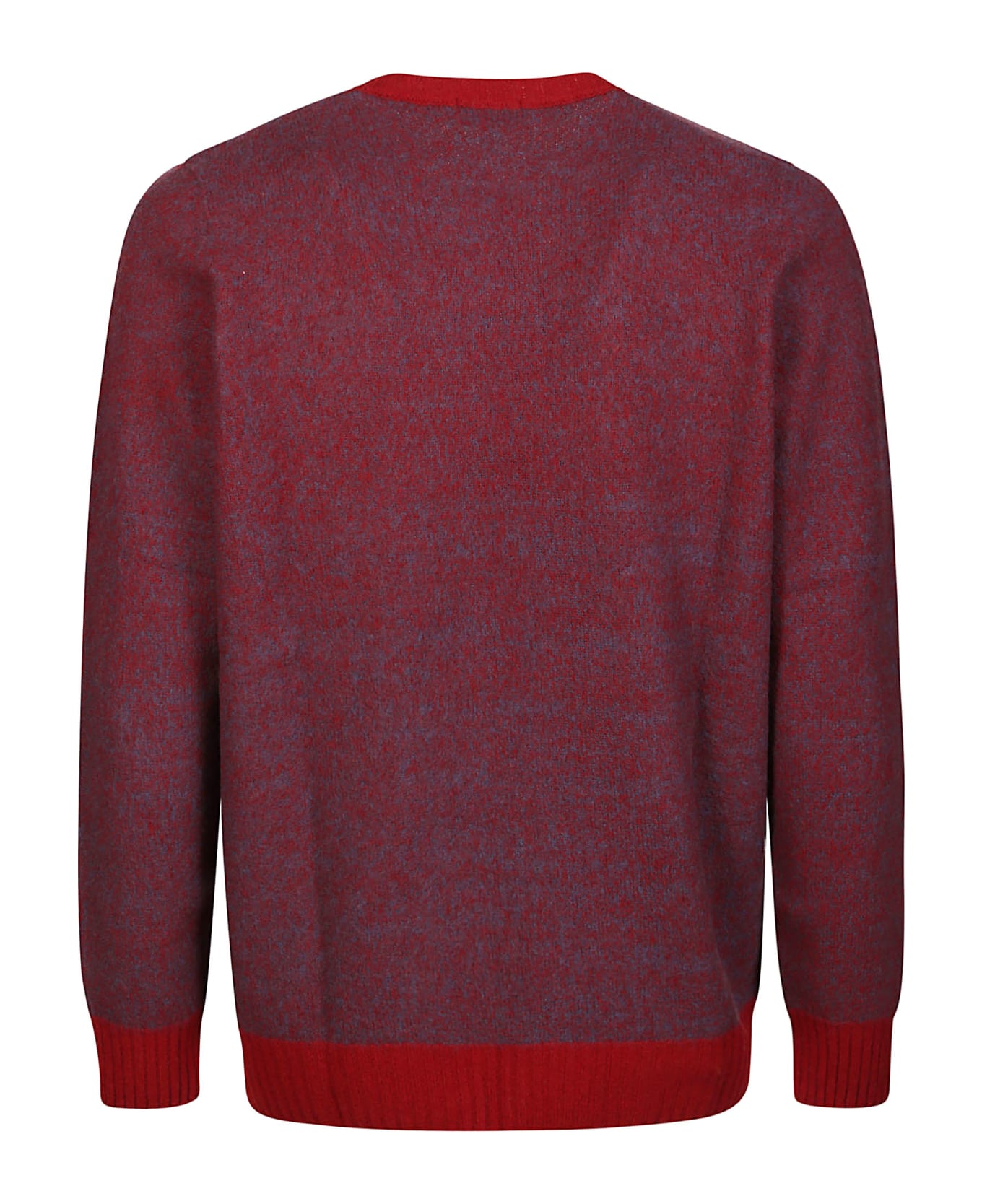 Drumohr Round Neck Sweater - Rosso ニットウェア