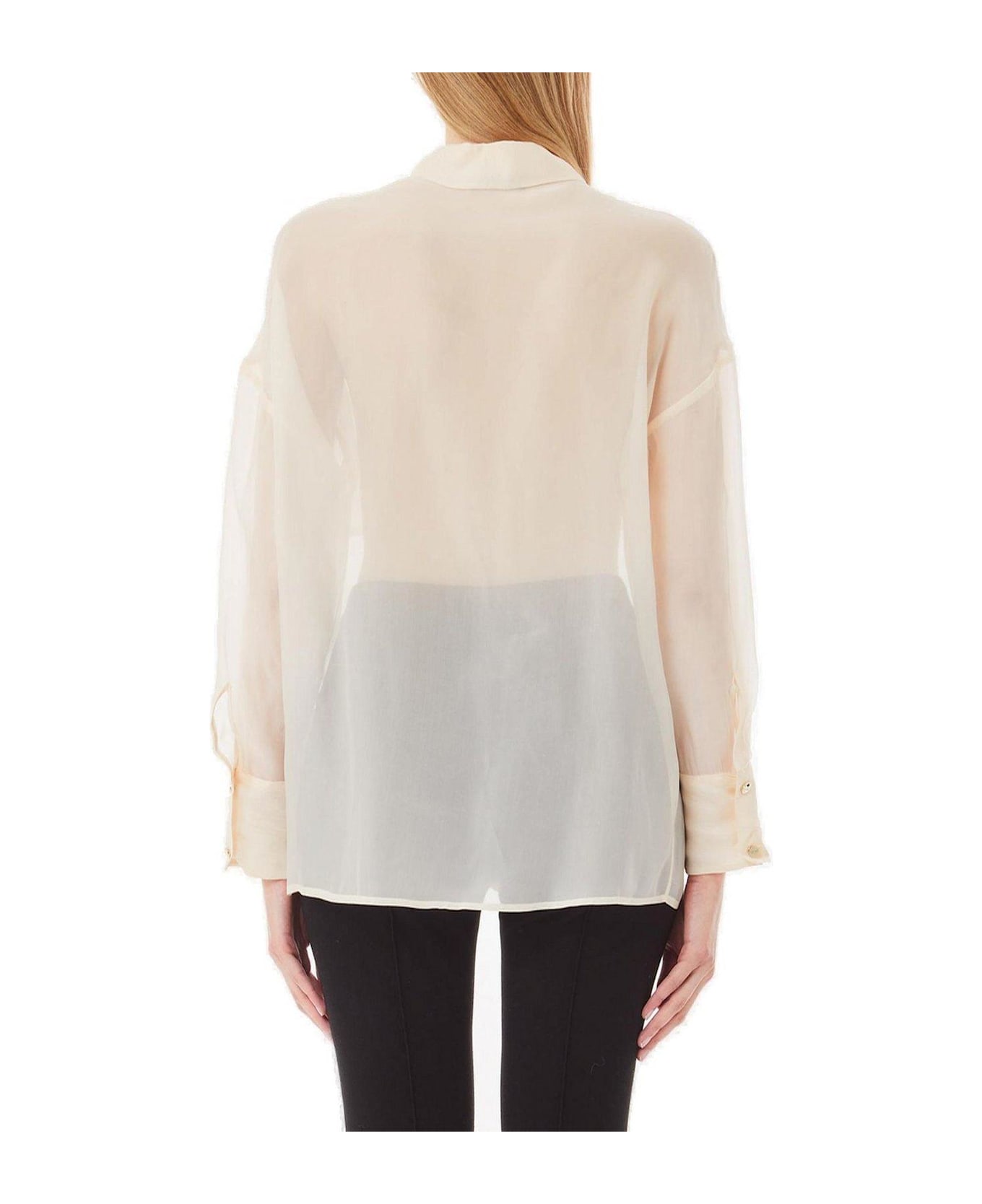 Liu-Jo Organza Shirt Liu-Jo - CHAMPAGNE
