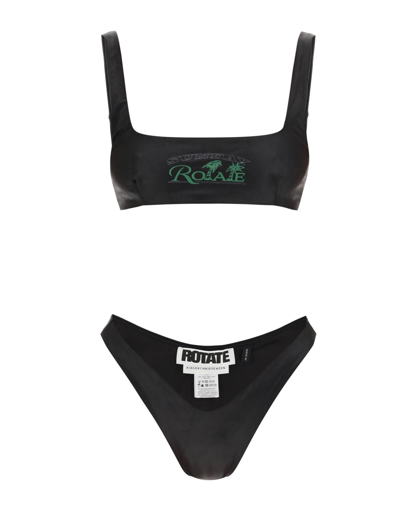 Rotate by Birger Christensen Pearla Bikini Set - BLACK (Black)