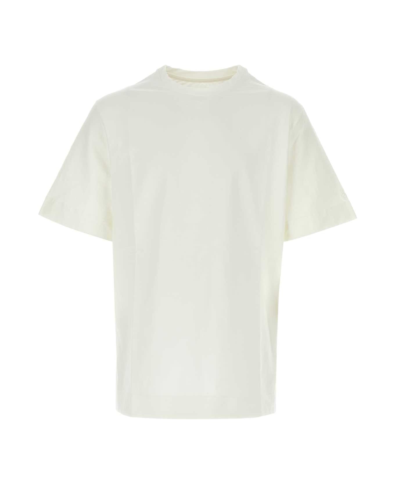 Jil Sander White Stretch Cotton Oversize T-shirt - 100