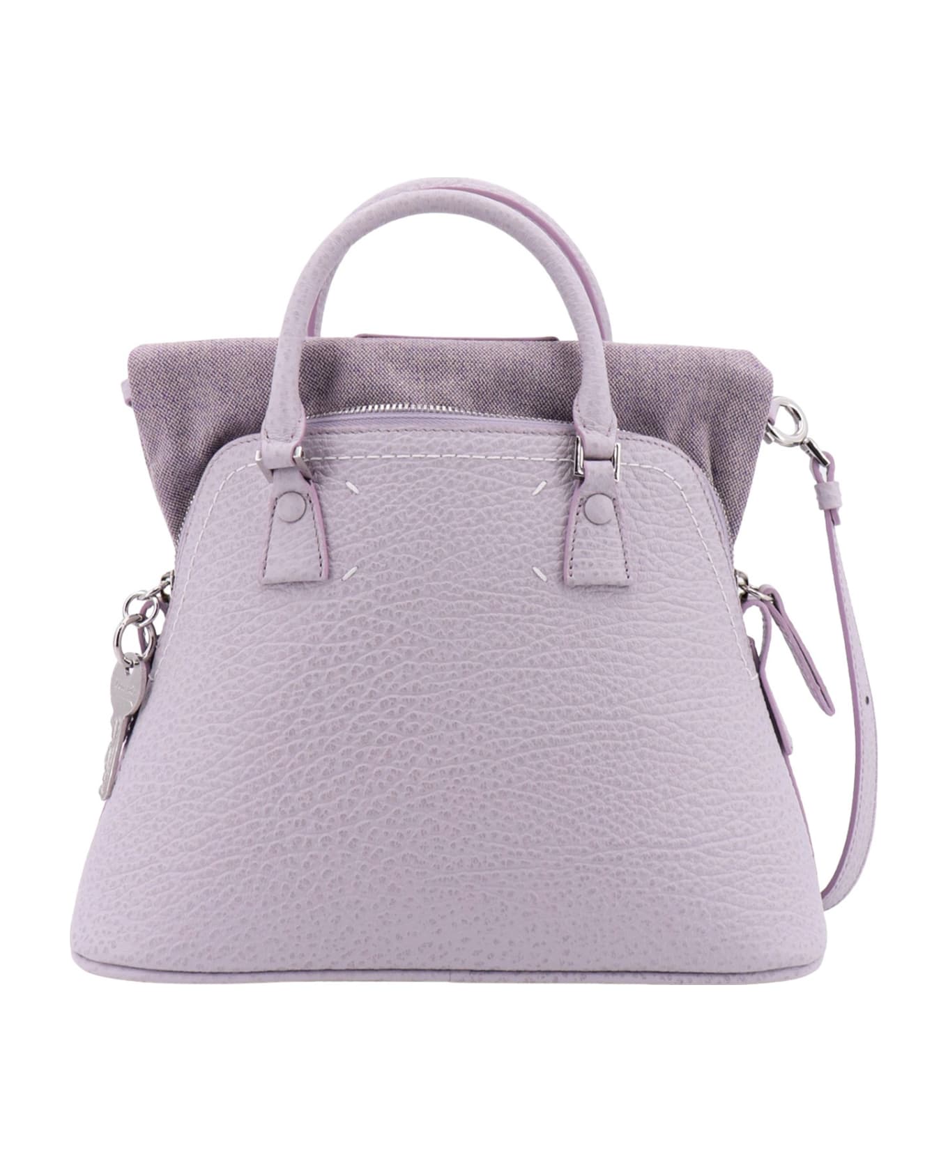 Maison Margiela Top Zip Detachable Strap Shoulder Bag - Purple