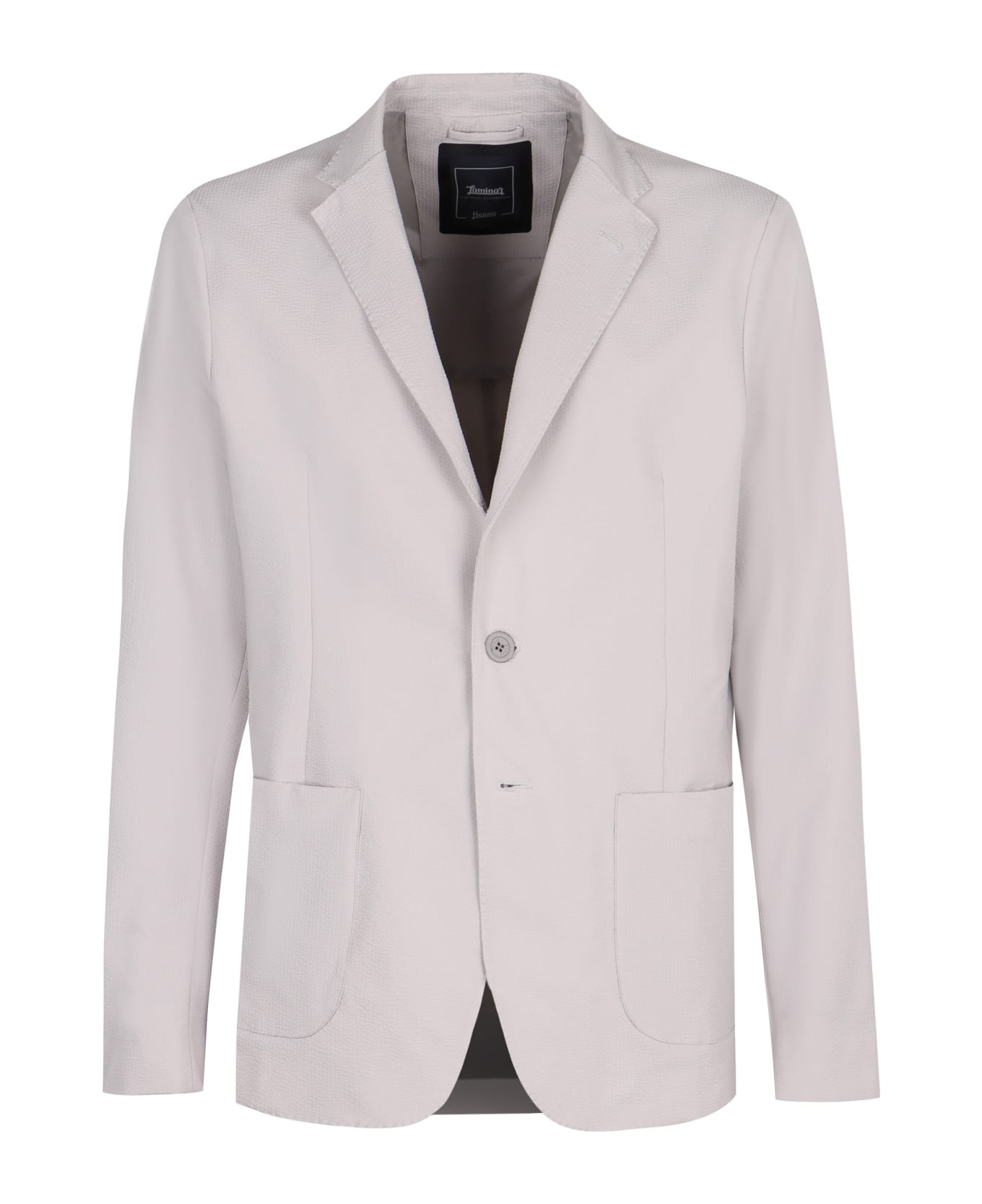 Herno Single-breasted Two-button Jacket - Light Grey