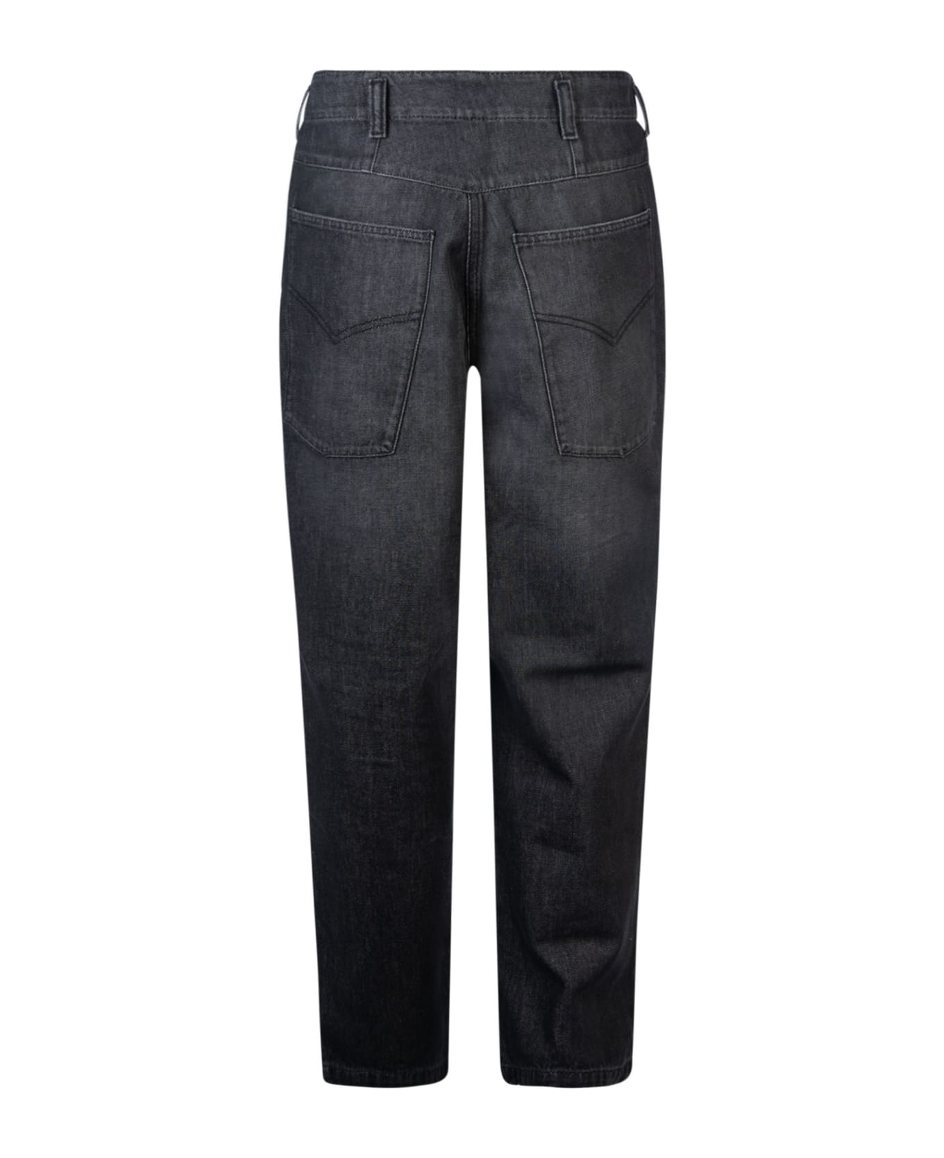 Bluemarble Straight Buttoned Jeans - Grey